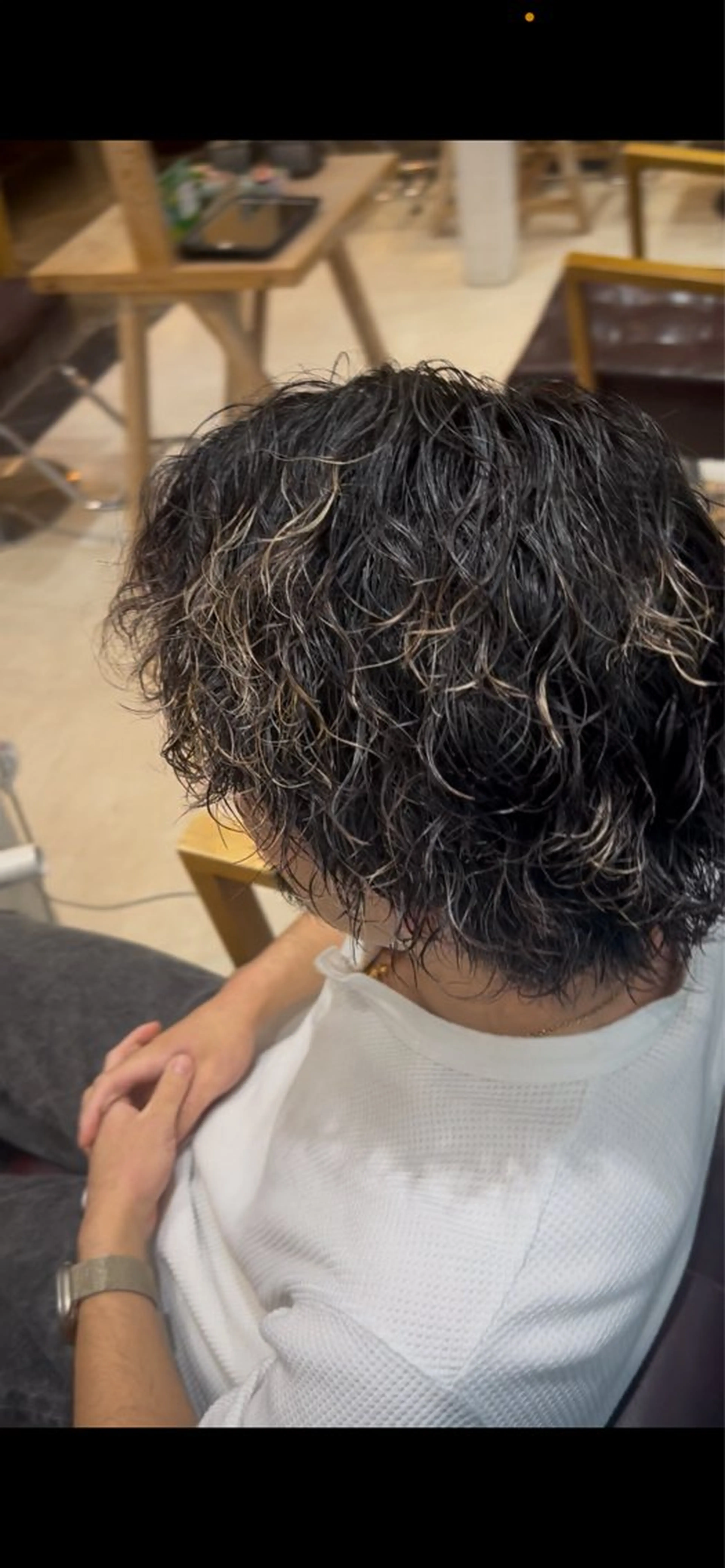 パーマ ツイストスパイラルパーマ スパイラルパーマ 松波 慧太のヘアスタイル