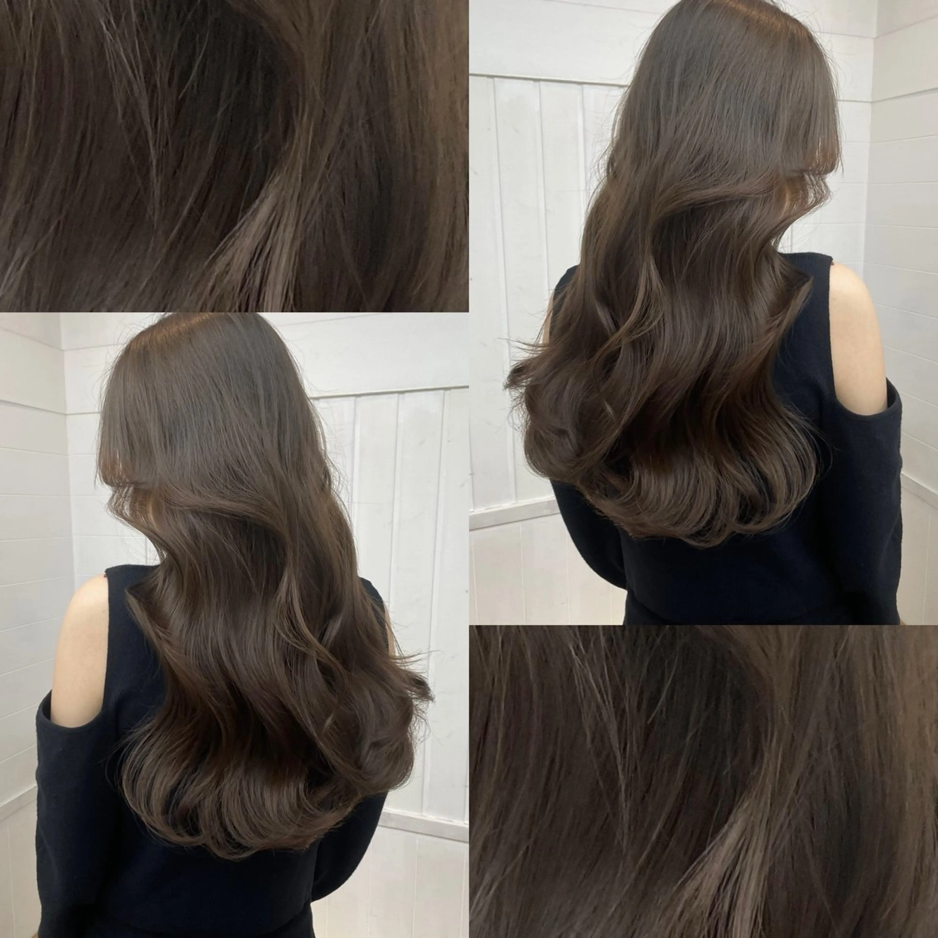 【🦋リピーター様限定🦋】カット➕ケアカラー➕プチ髪質改善トリートメントの写真