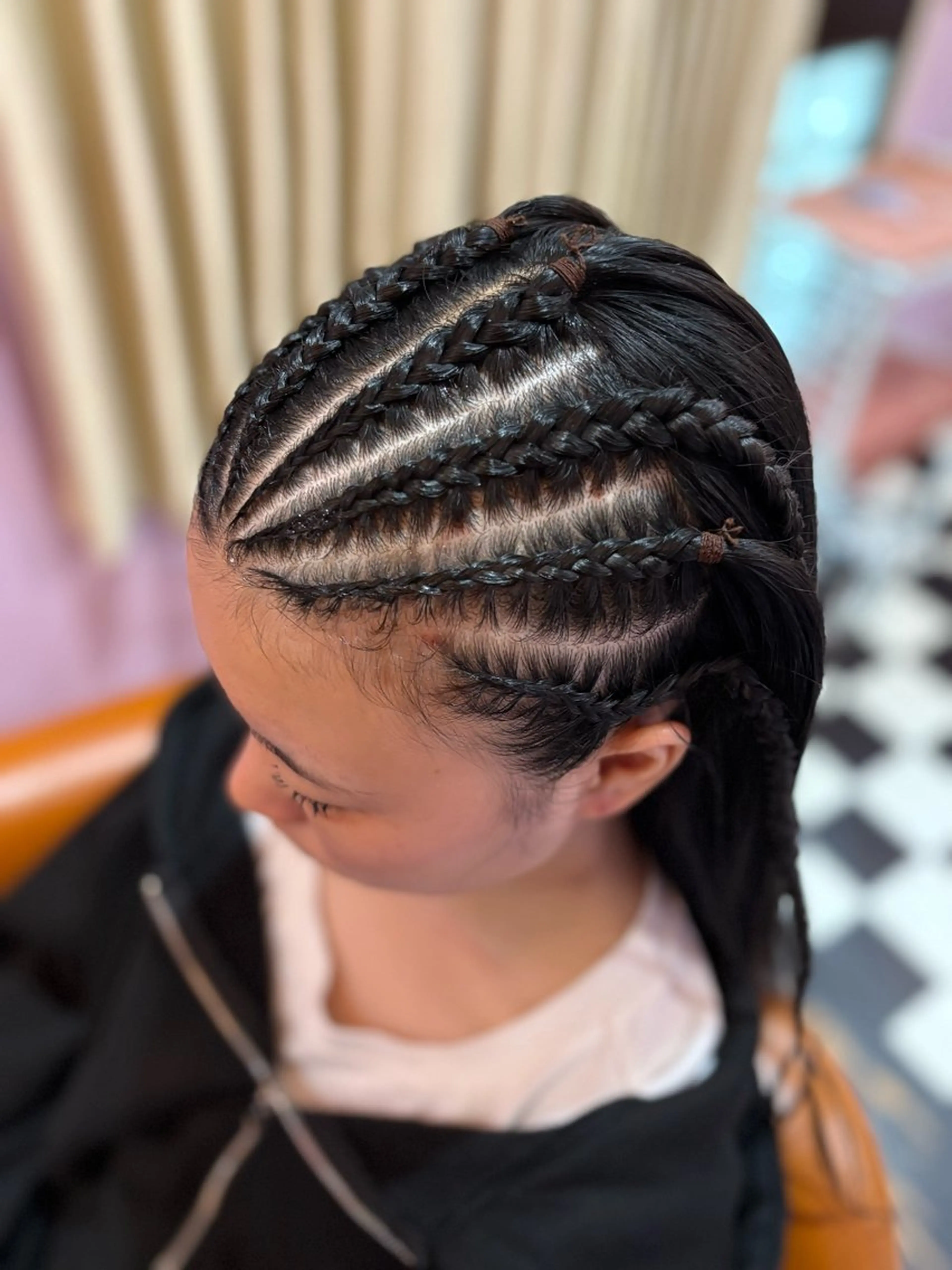 ロング ヘアセット チビ編み込みエクステ どぅ〜す/YUIのヘアスタイル