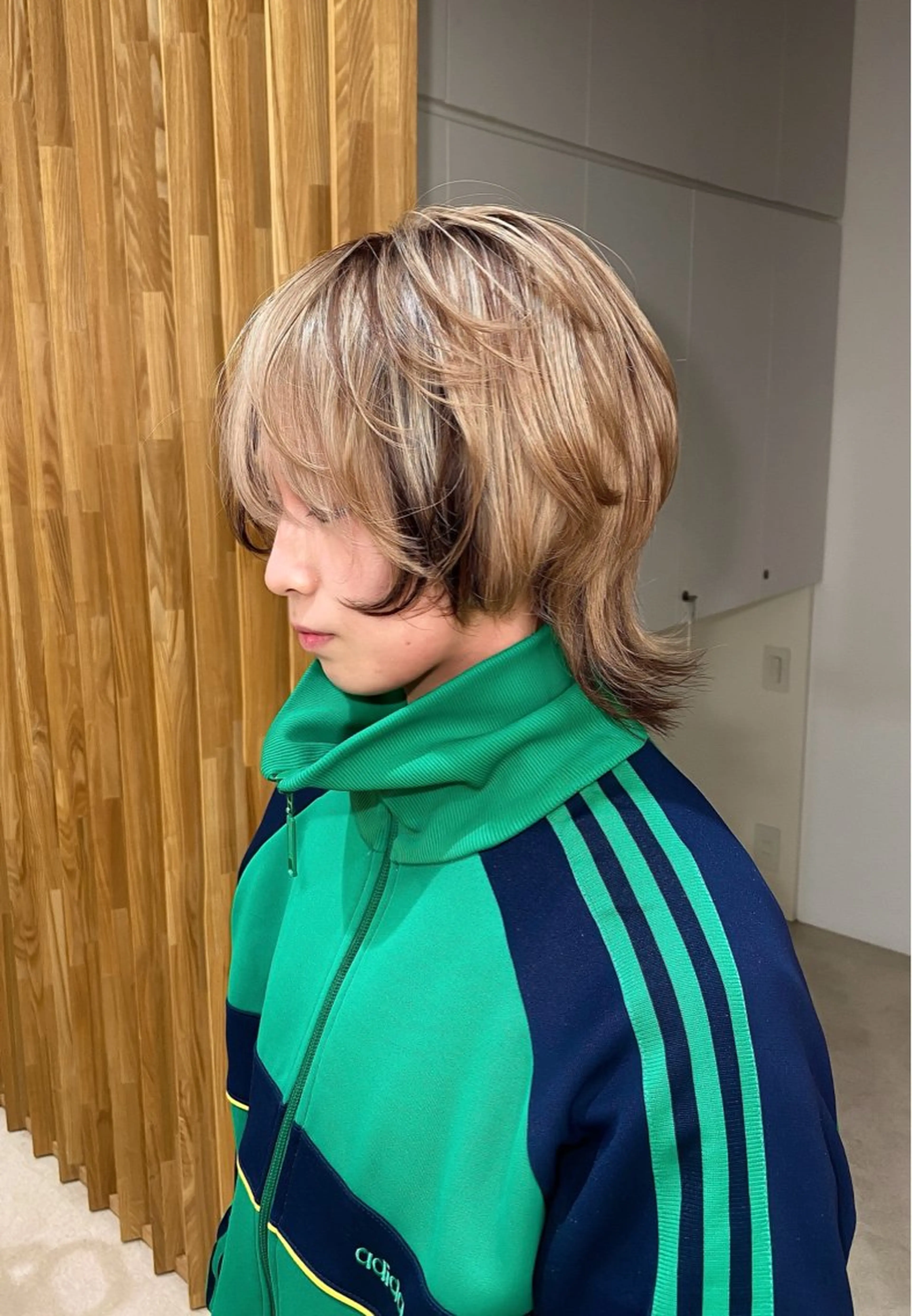 ミディアム カラー カット ヘアカラー COL birth所属・yui 野々市市のヘアスタイル