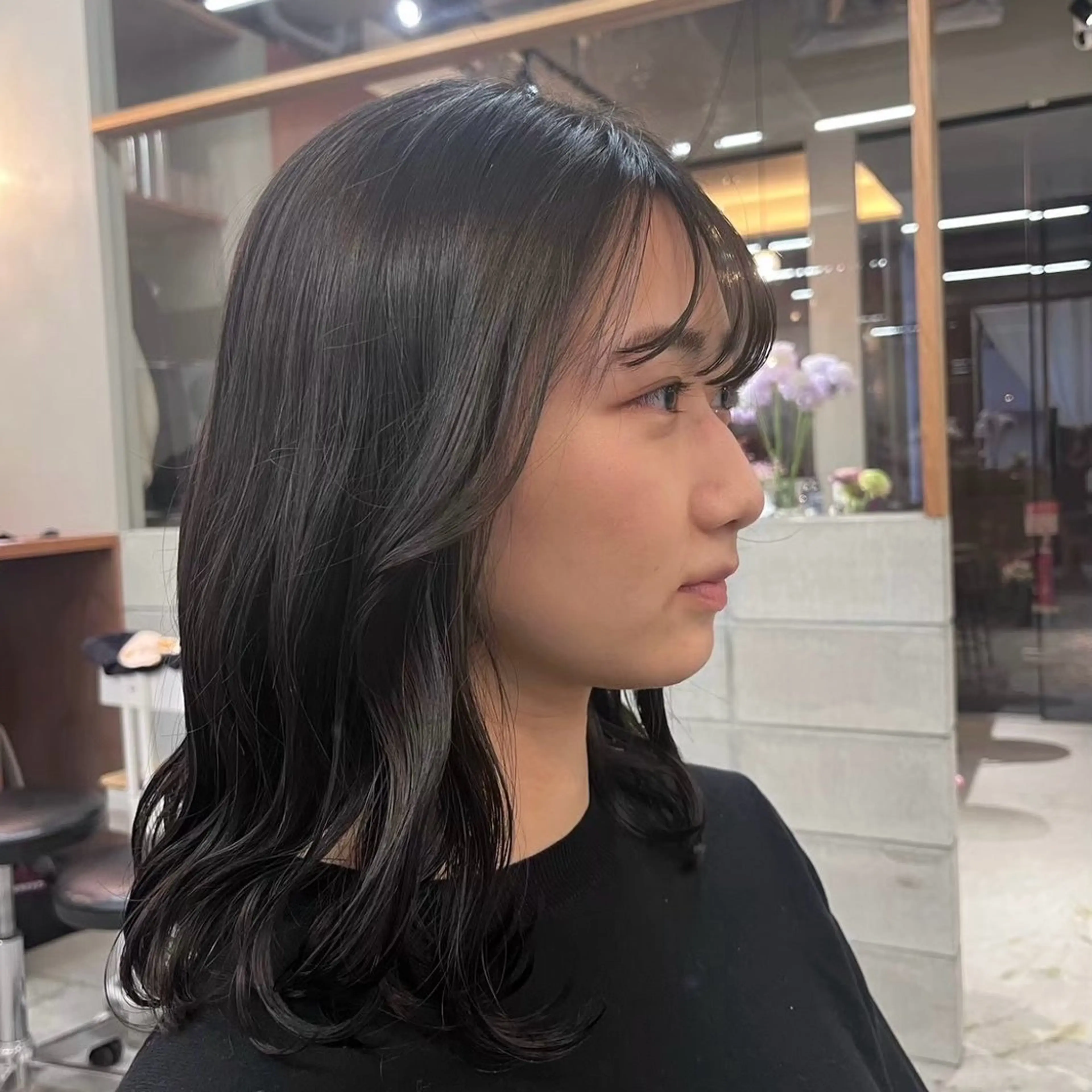 セミロング 横山 洋幸のヘアスタイル