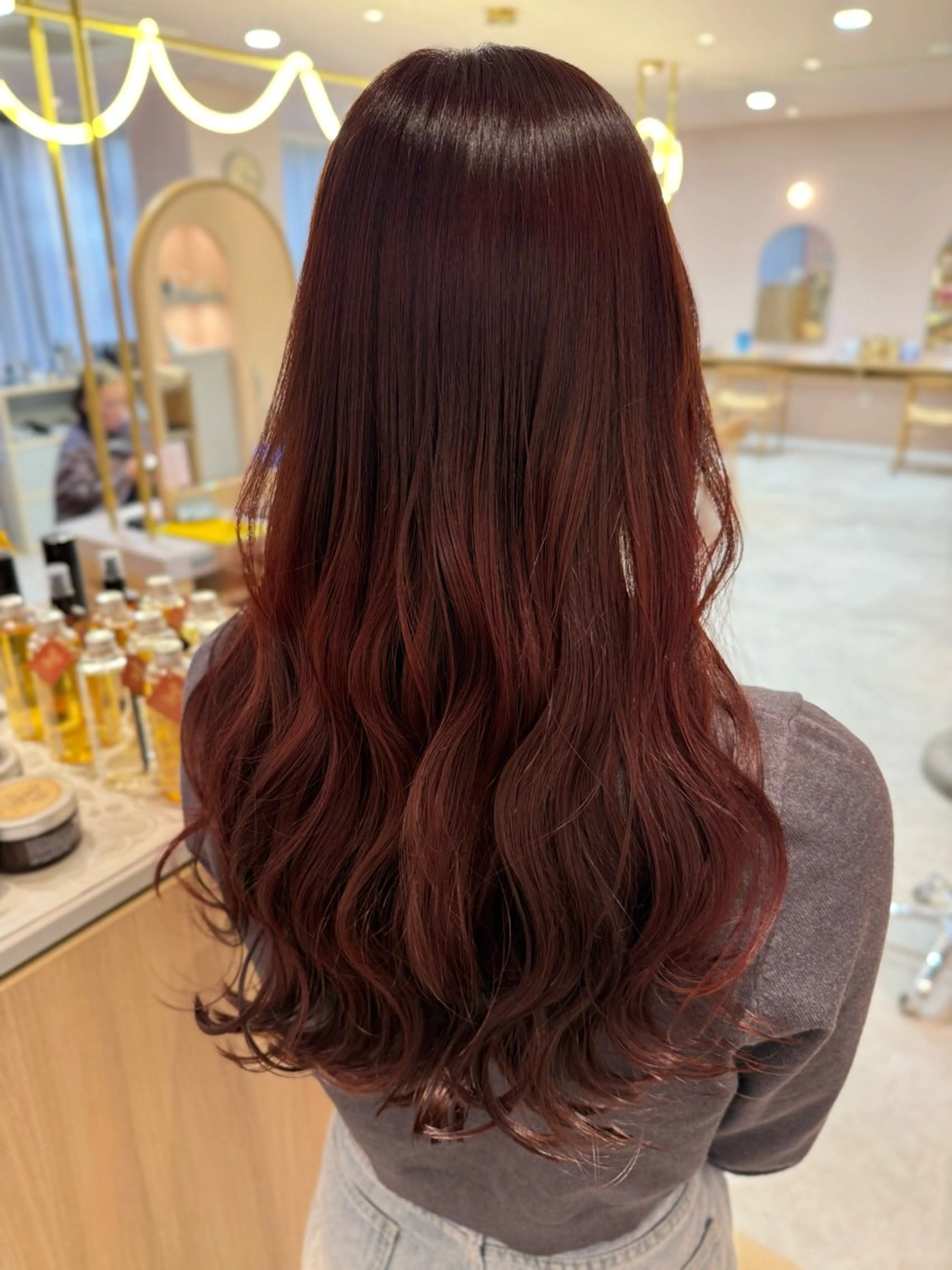 ロング カラー merc.🦋菱谷 はなのヘアスタイル