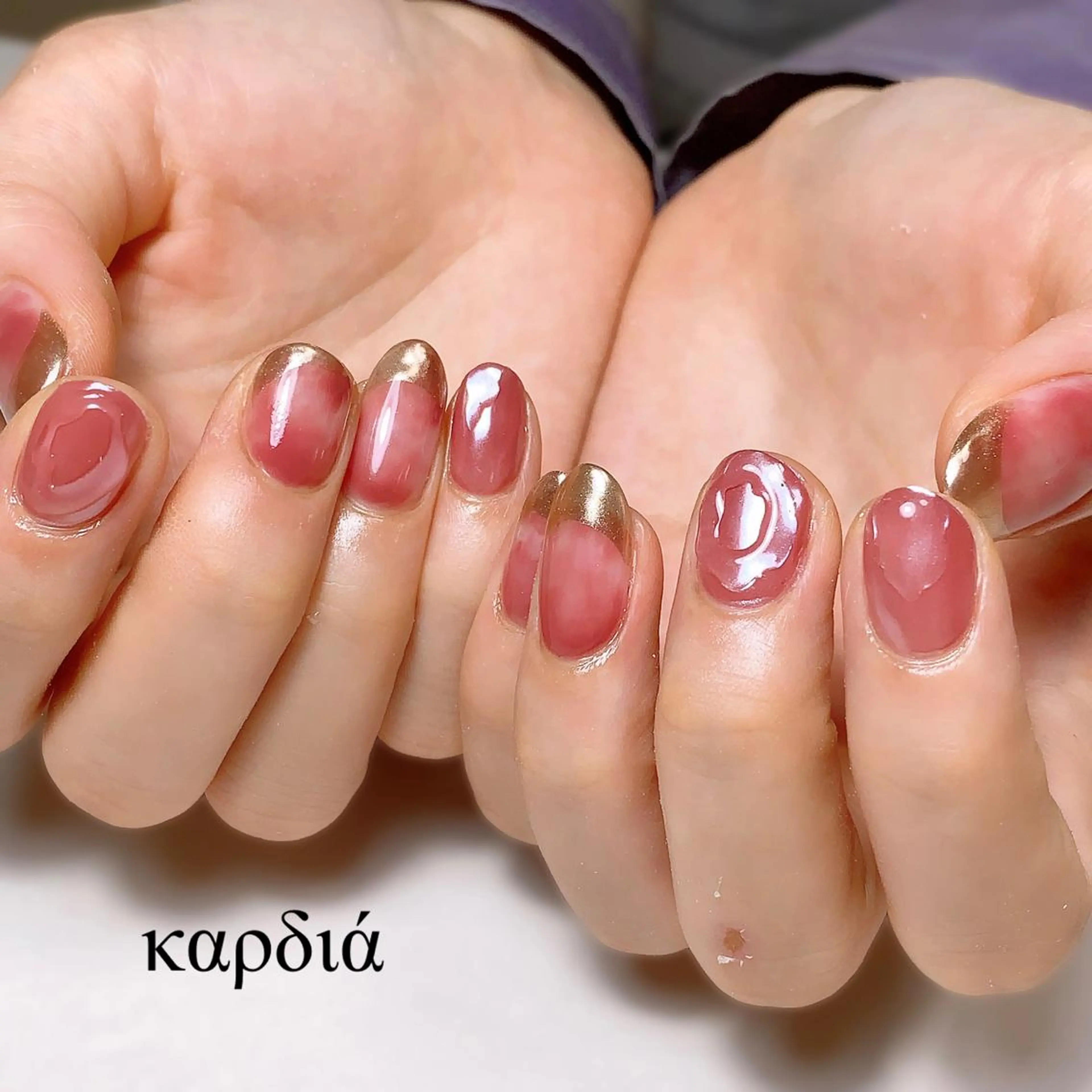 ネイル καρδιά -ｶﾙﾃﾞｨｱ-のネイルデザイン