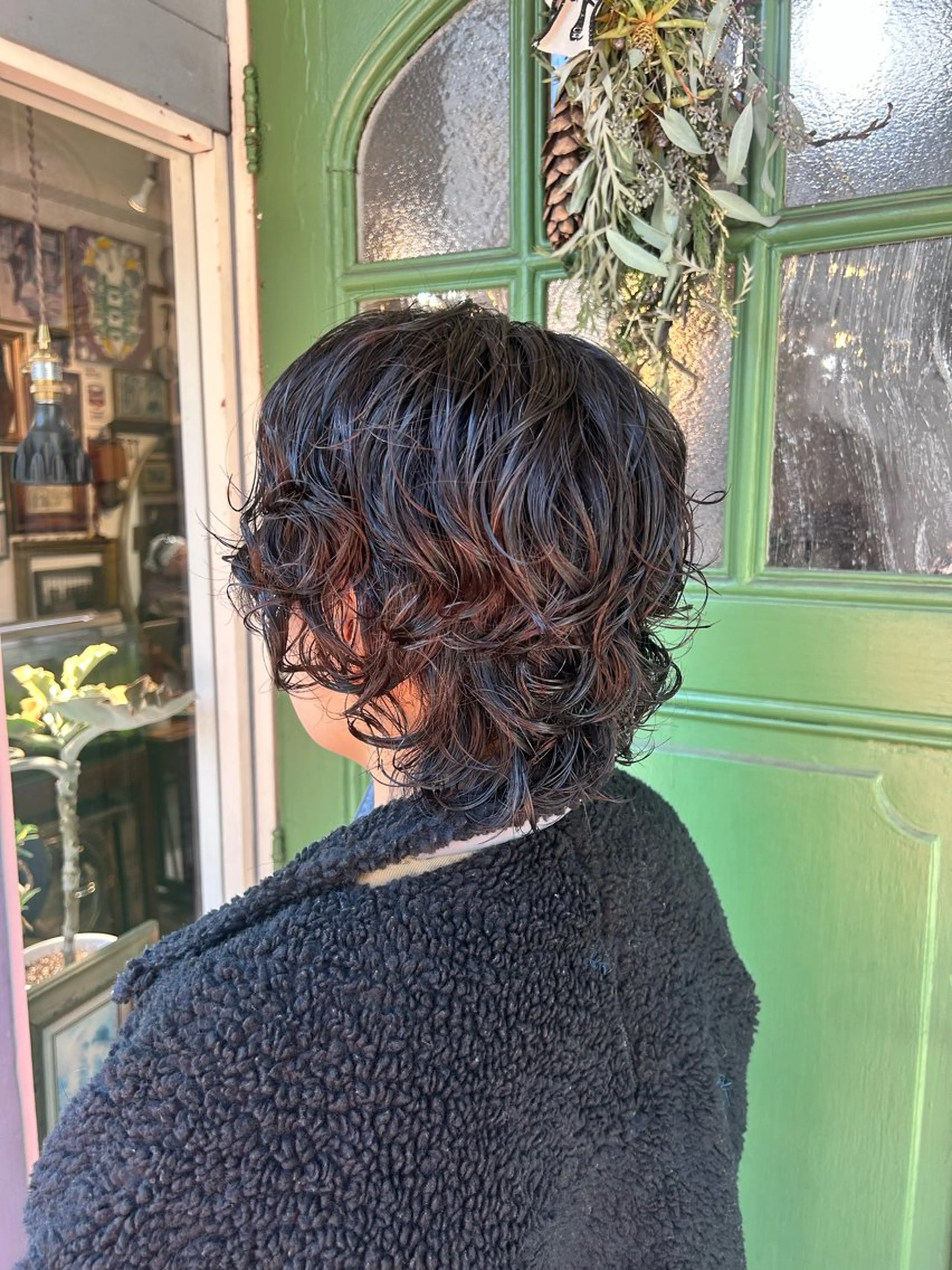 ショート パーマ カット パーマ トリートメント 清水千優/パーマ/透 明感カラー/メンズのヘアスタイル