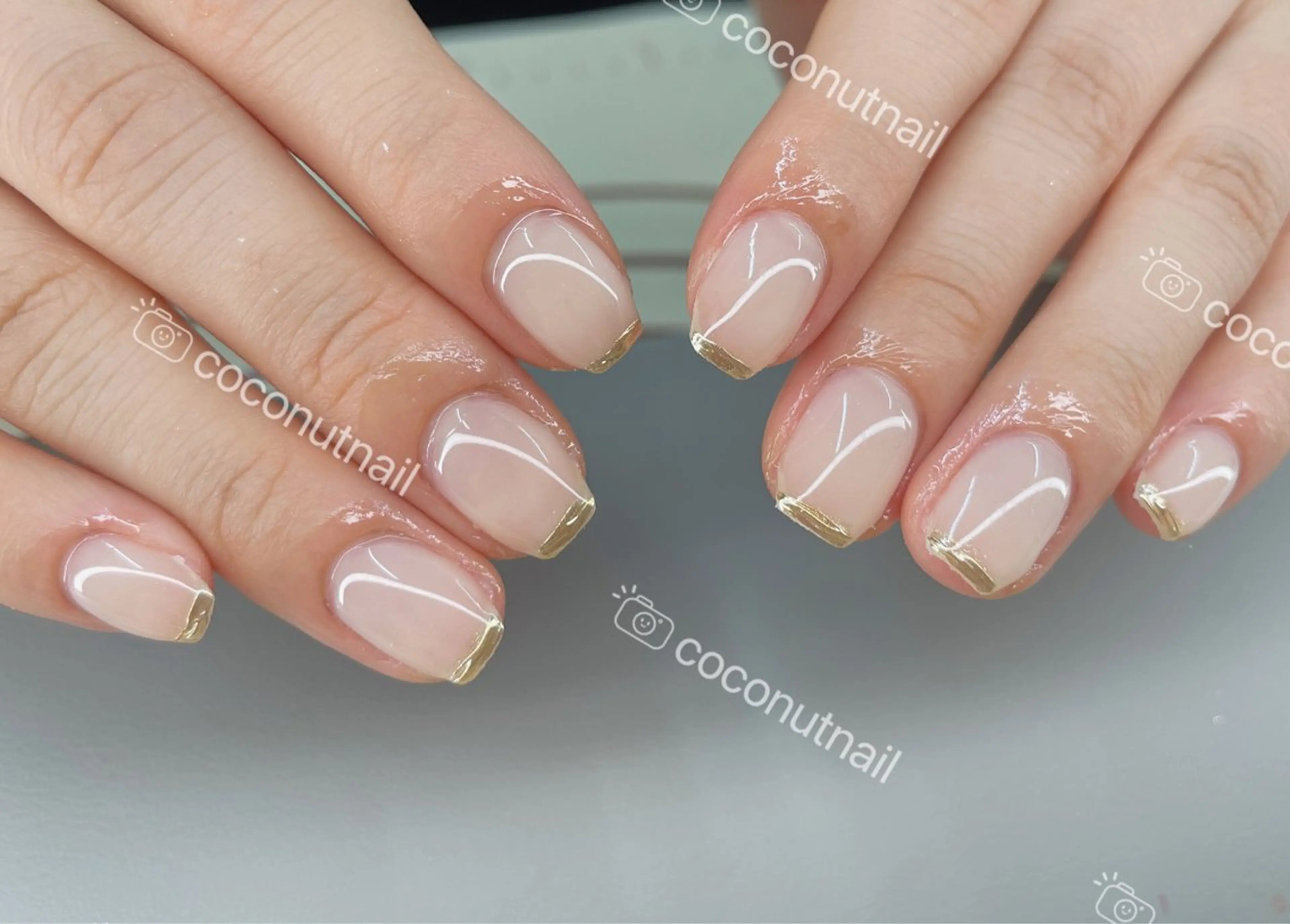 ネイル ハンドネイル 神田 ココナッツのネイルデザイン