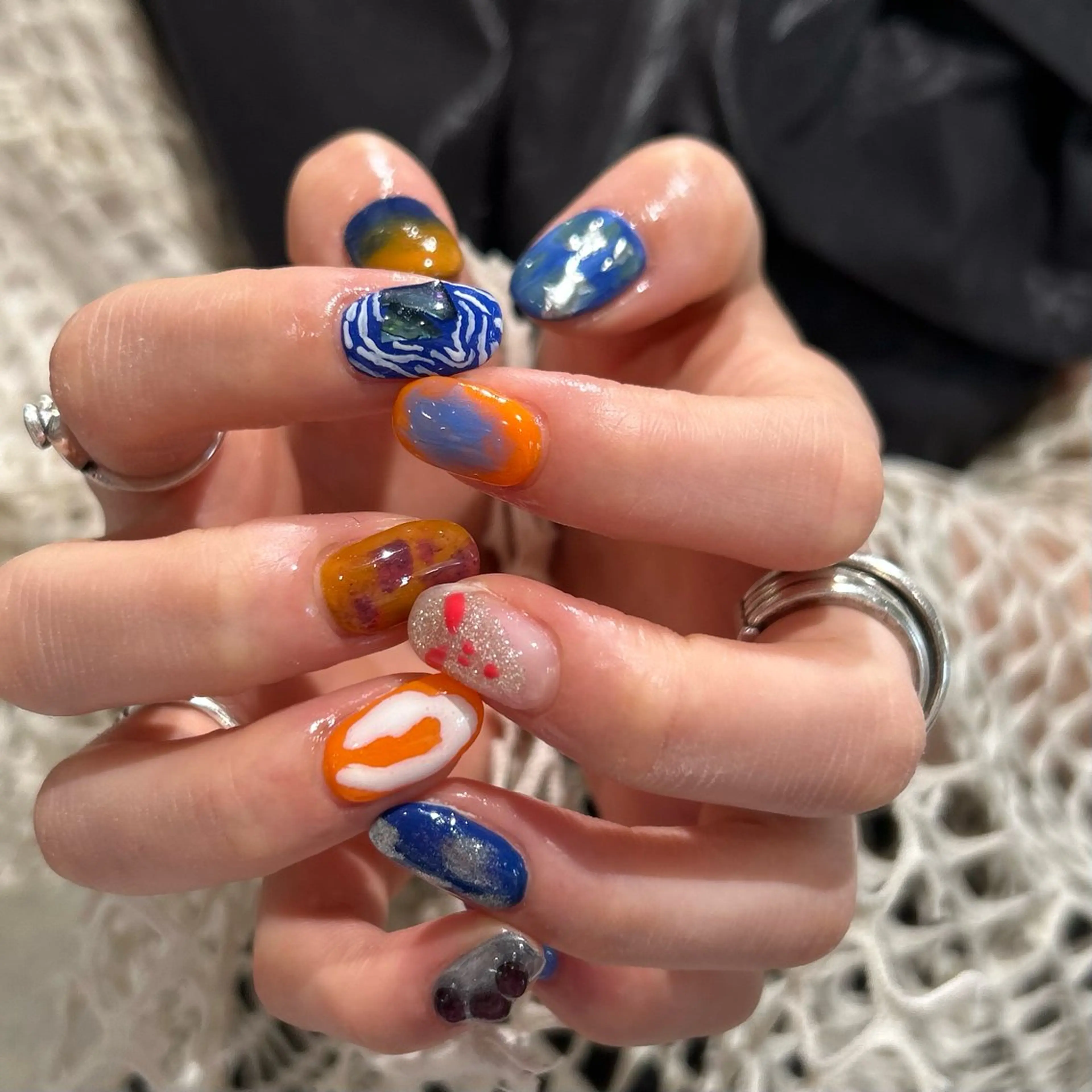 ネイル ハンドネイル ハンドケア 個性派ネイル シノのネイルデザイン