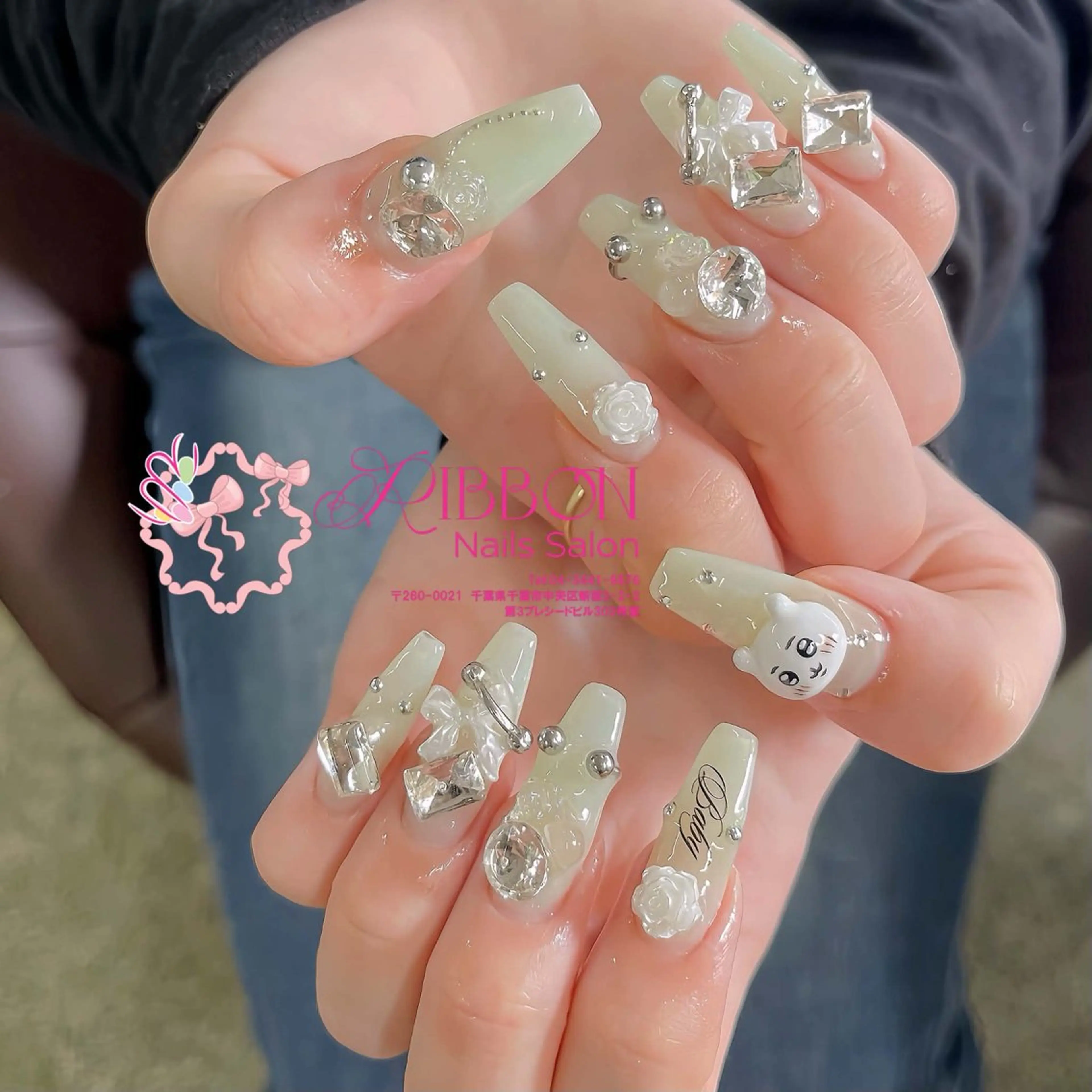 ネイル ジェルネイル マグネットネイル Yuki nailのネイルデザイン