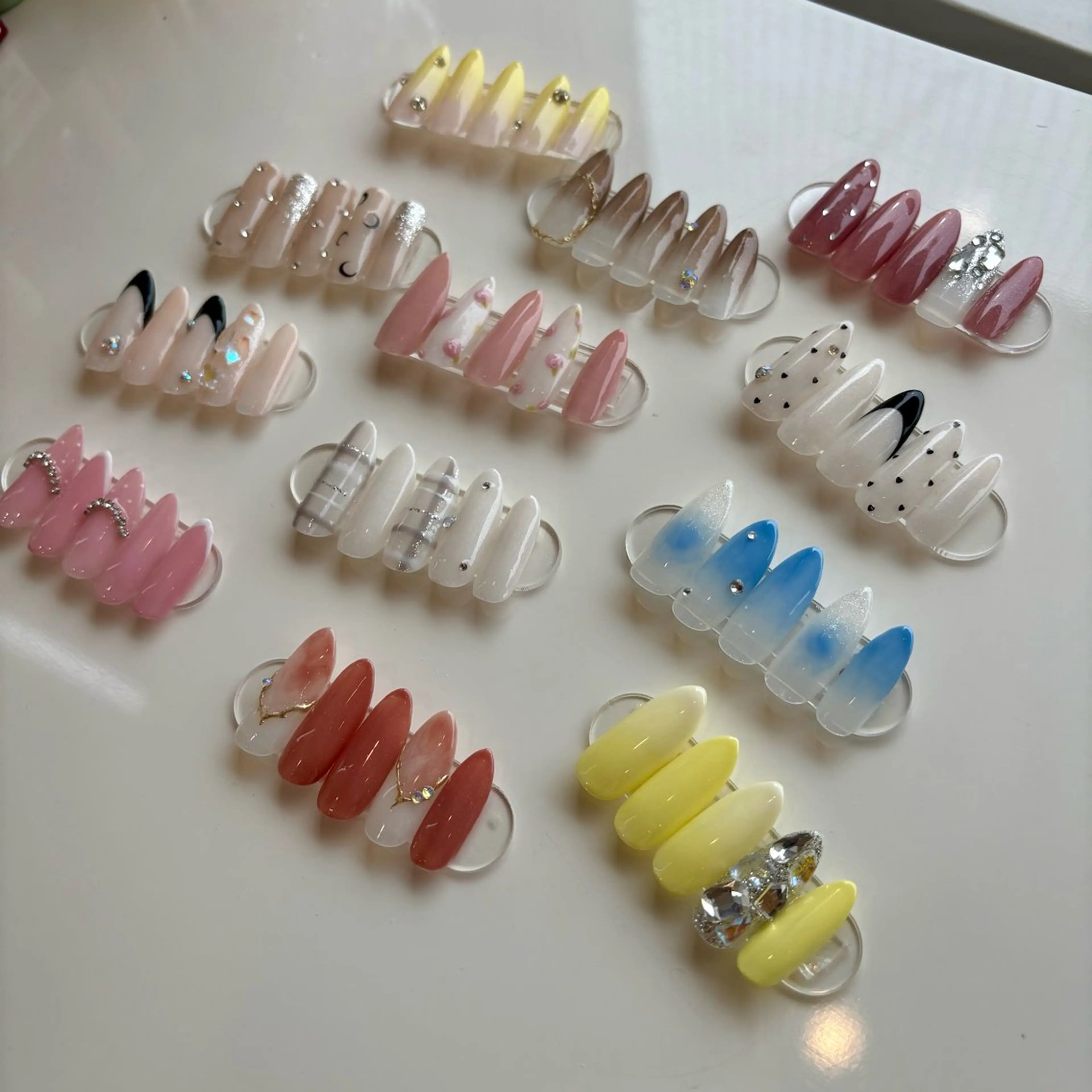 ネイル ハンドネイル 仙台中山長さだし スカルプAIRI🎀のネイルデザイン