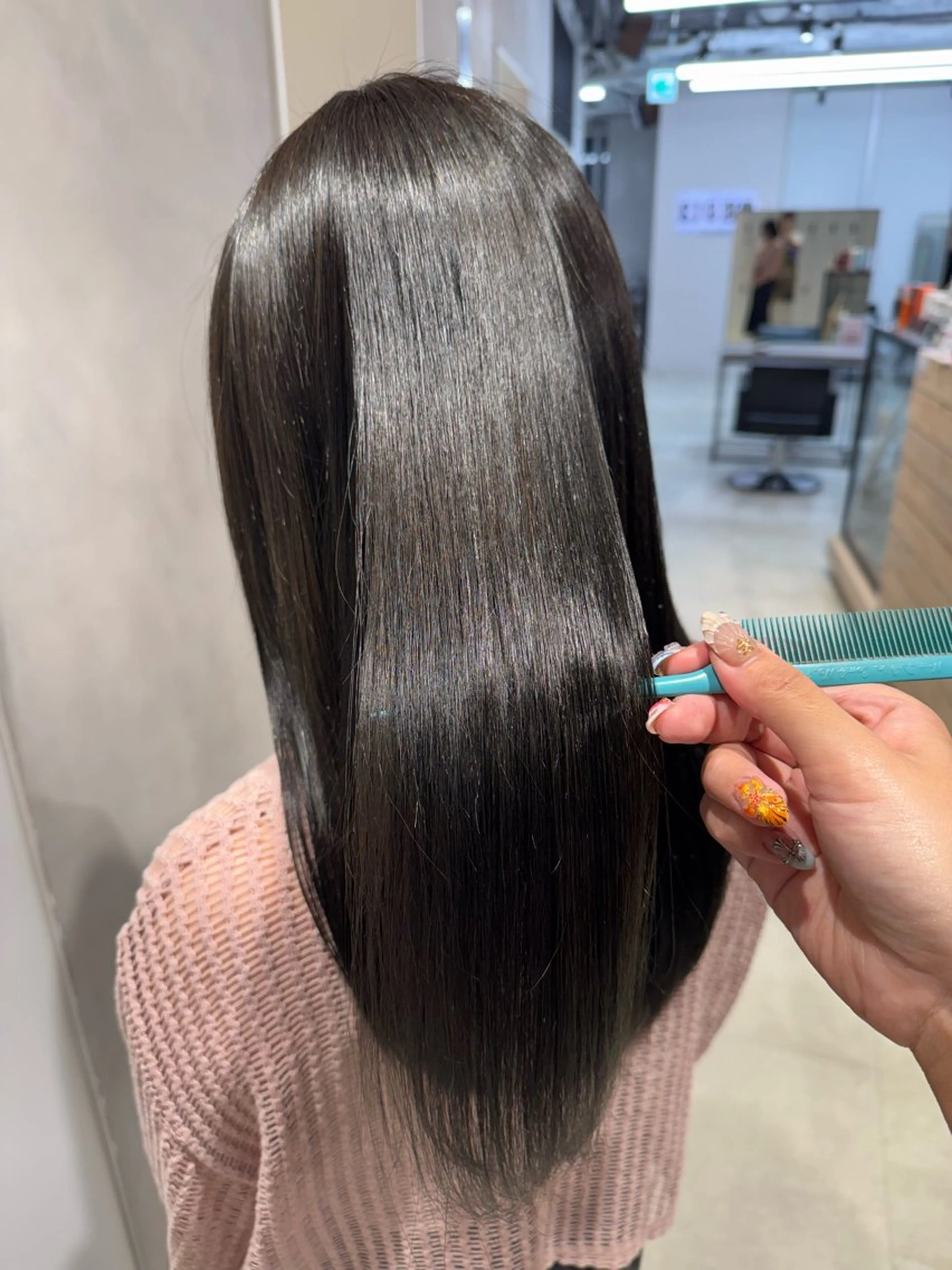 ヘアアレンジ カット 縮毛矯正 トリートメント 透明感カラー✨艶髪 制作🌱山根あゆみのヘアスタイル