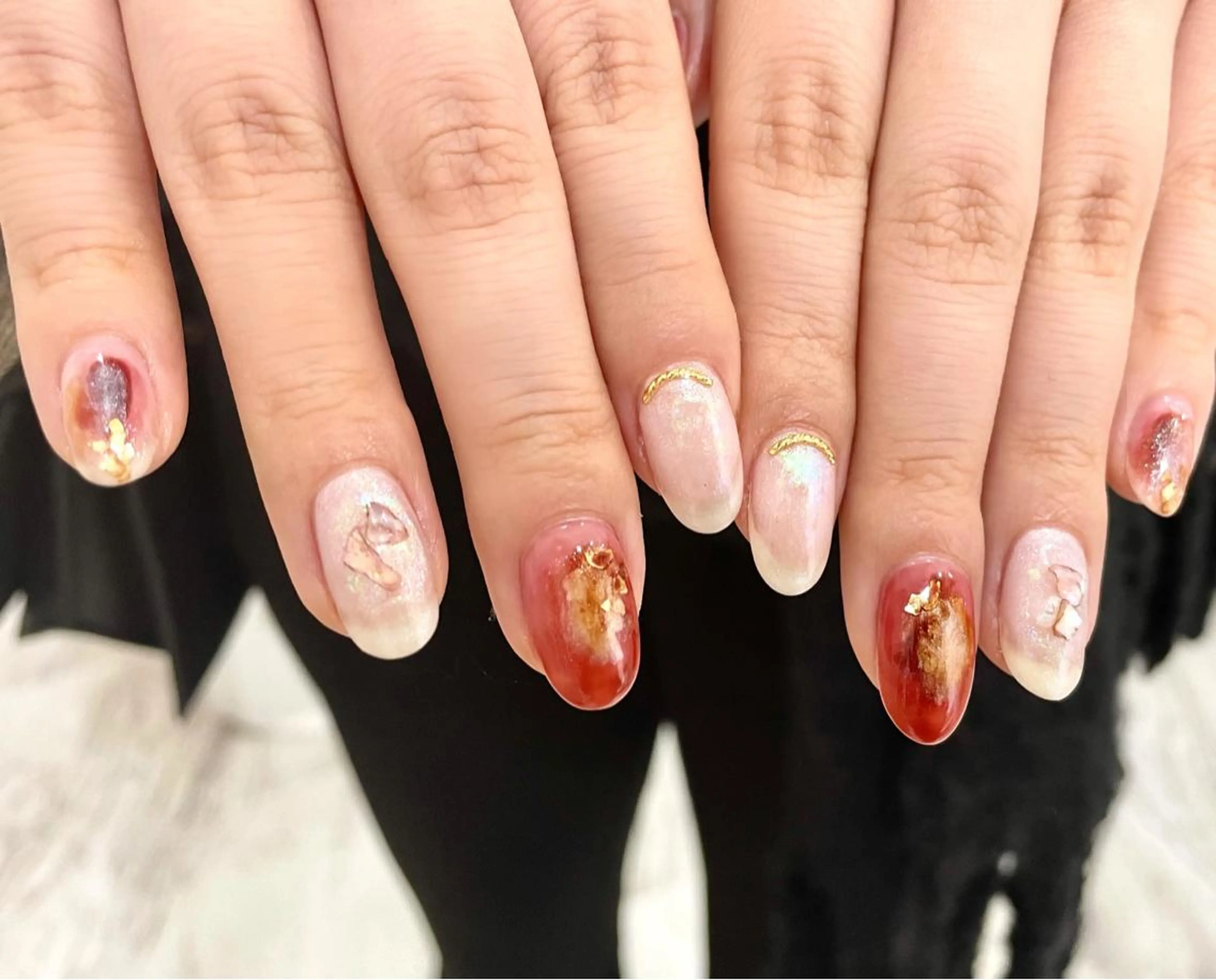 ネイル 冬ネイル Nagashima sanaのネイルデザイン