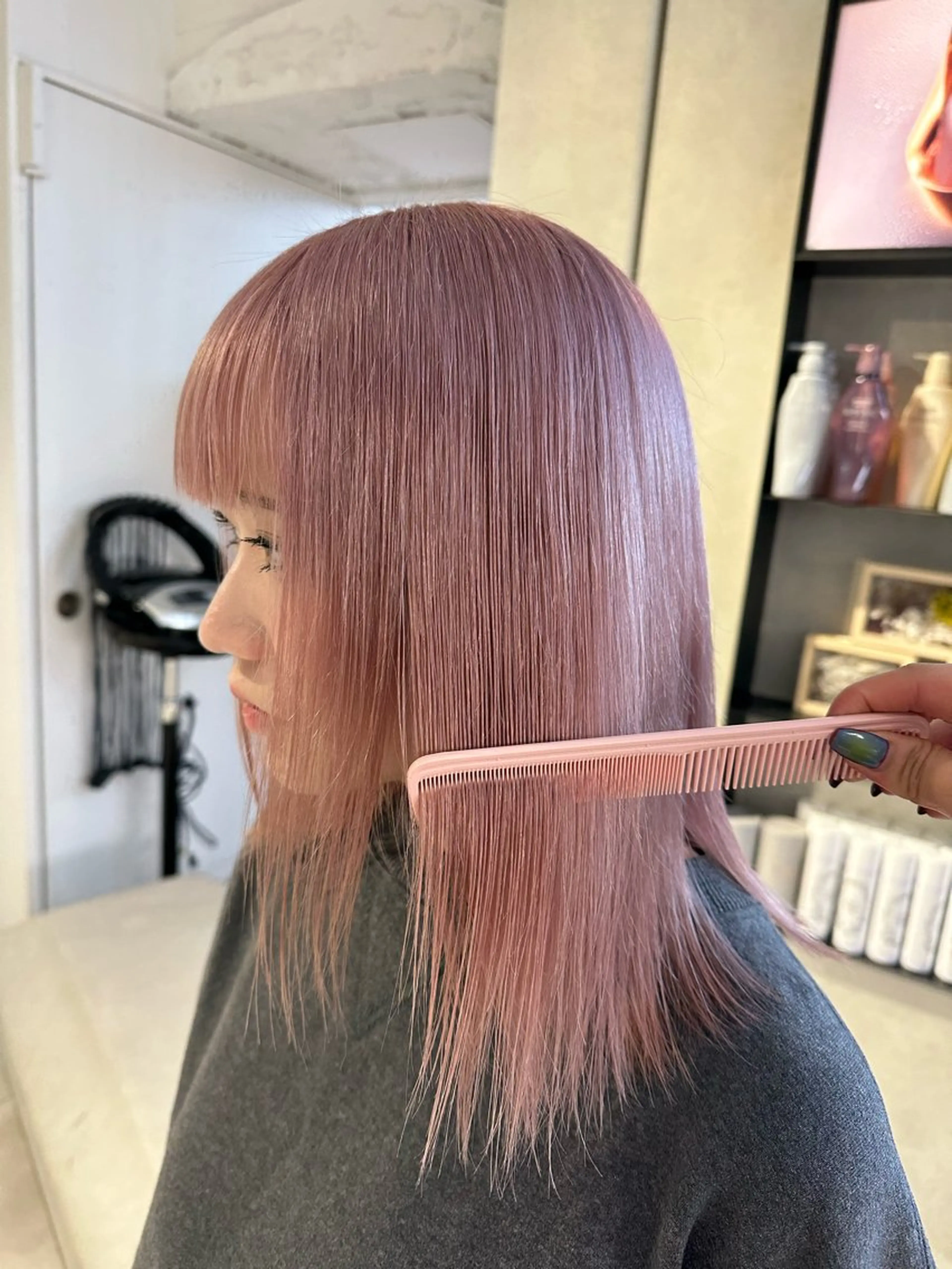 カラー ヘアカラー ハイトーン特化 pepe🎀のヘアスタイル