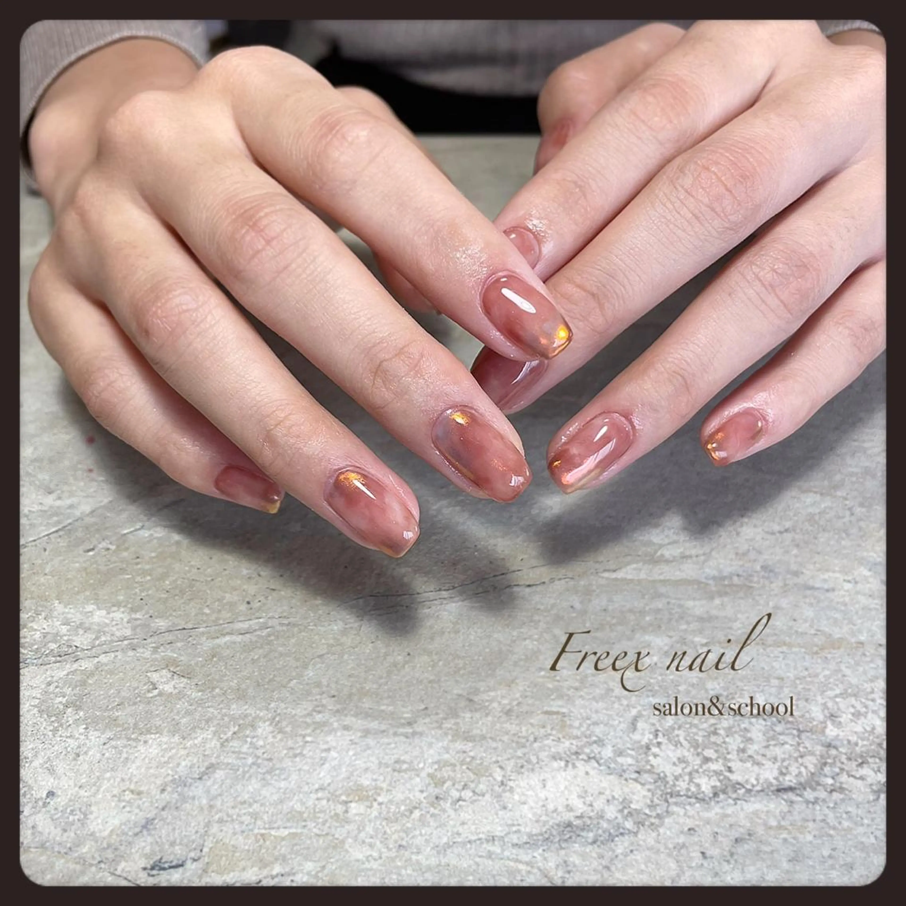 ネイル ハンドネイル ハンドケア freex nail /ニュアンス/個性派のネイルデザイン