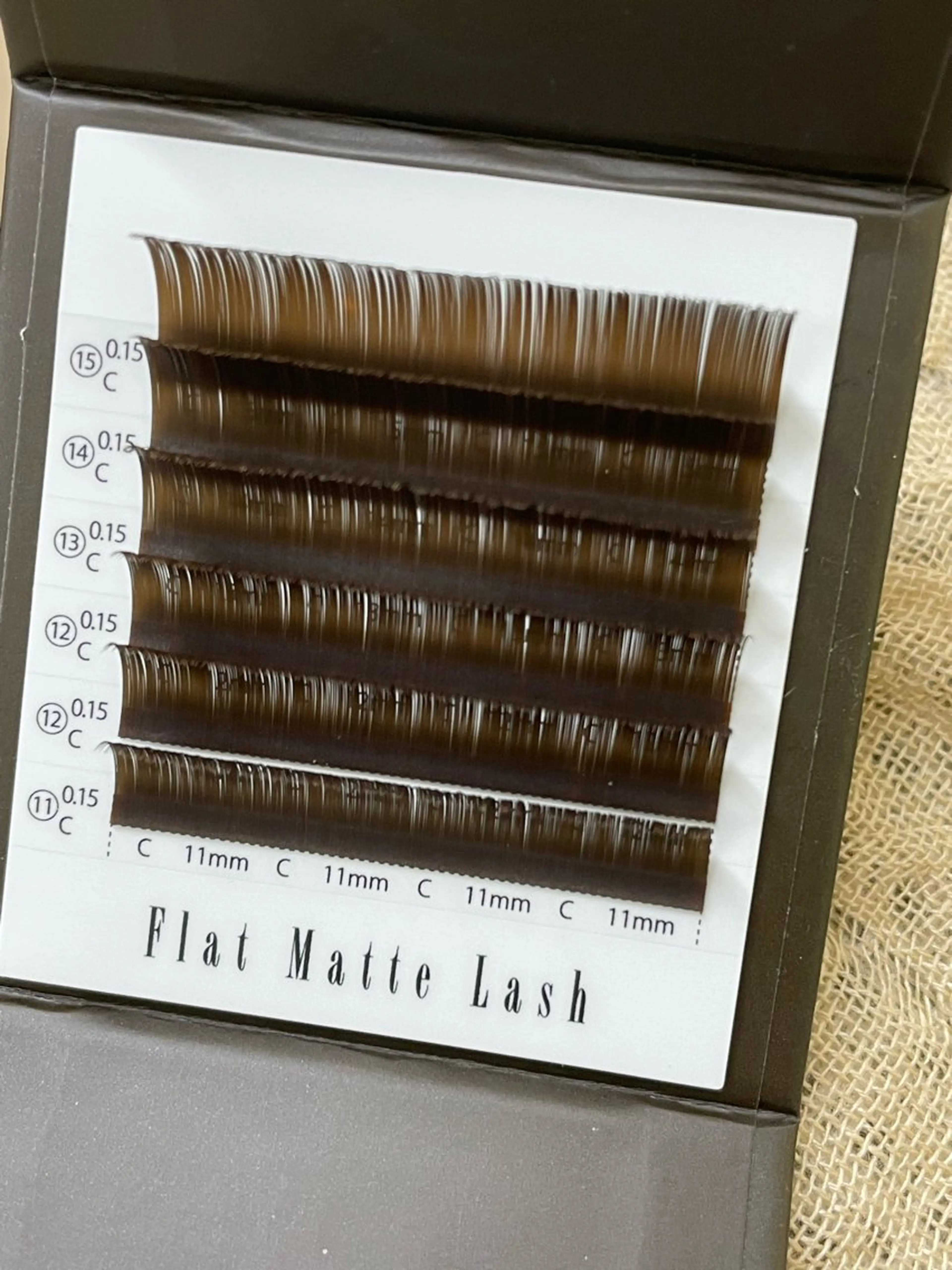 フラットマットラッシュカラー100本の写真