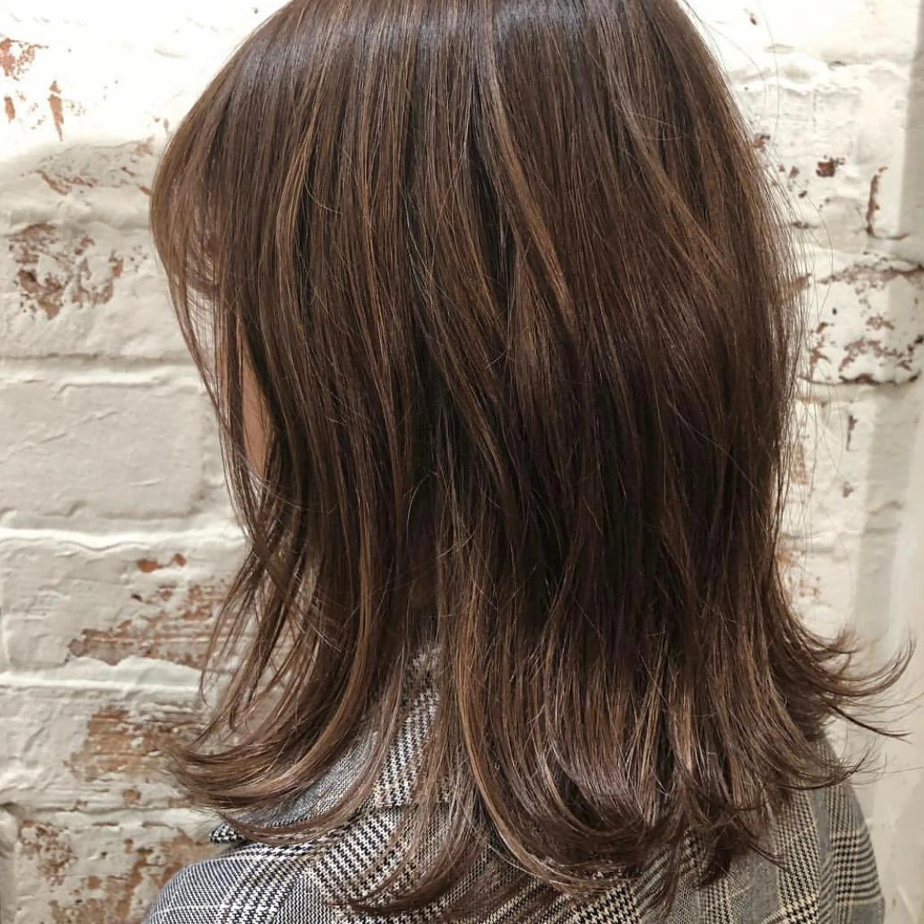ミディアム カラー ヘアアレンジ ヘアカラー トリートメント 近藤千翔🩵 髪質改善Periodのエステ・リラクイメージ