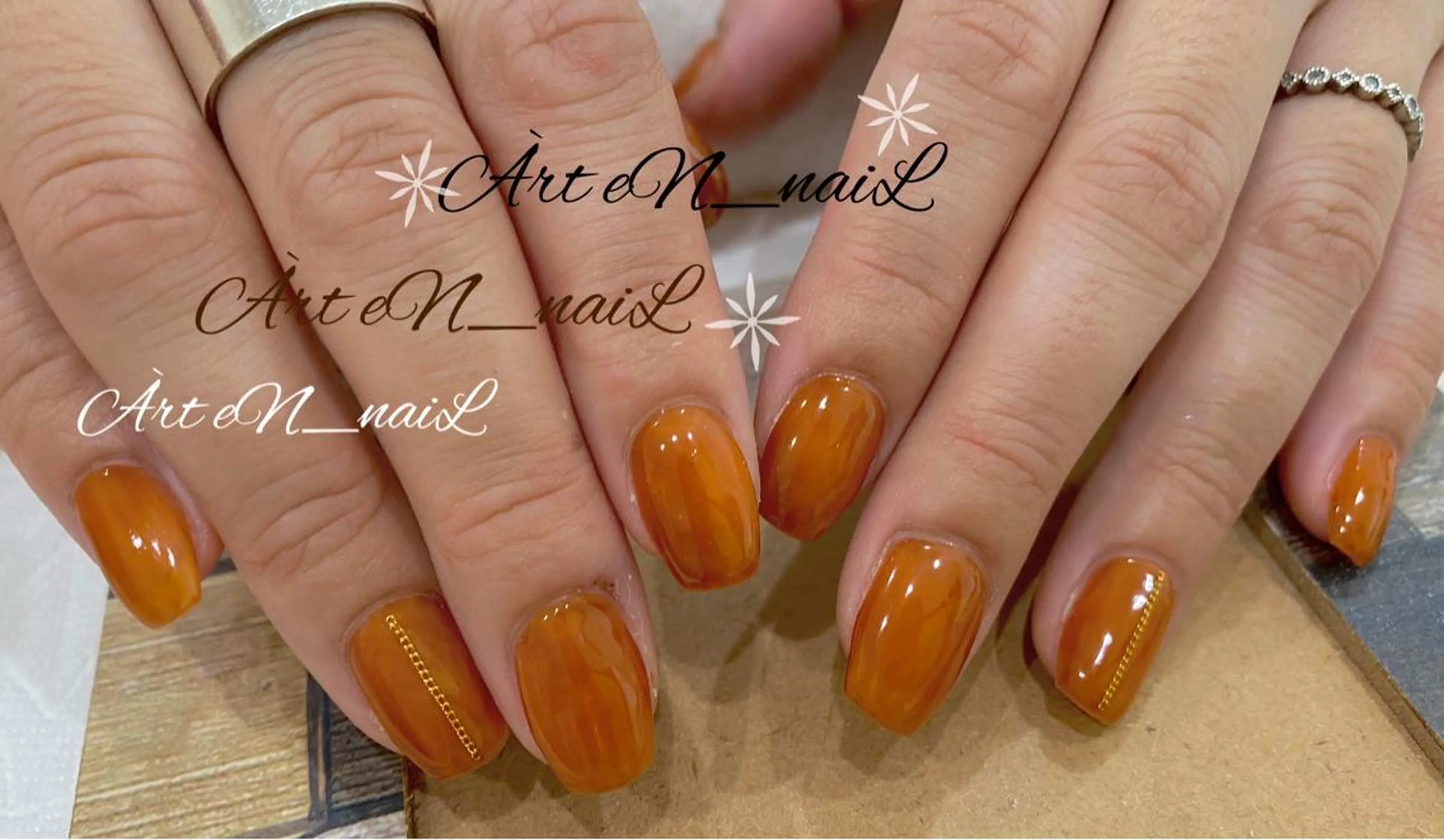 ネイル ワンカラーネイル シンプルネイル EN_NAIL 野中本店Ayakaのネイルデザイン