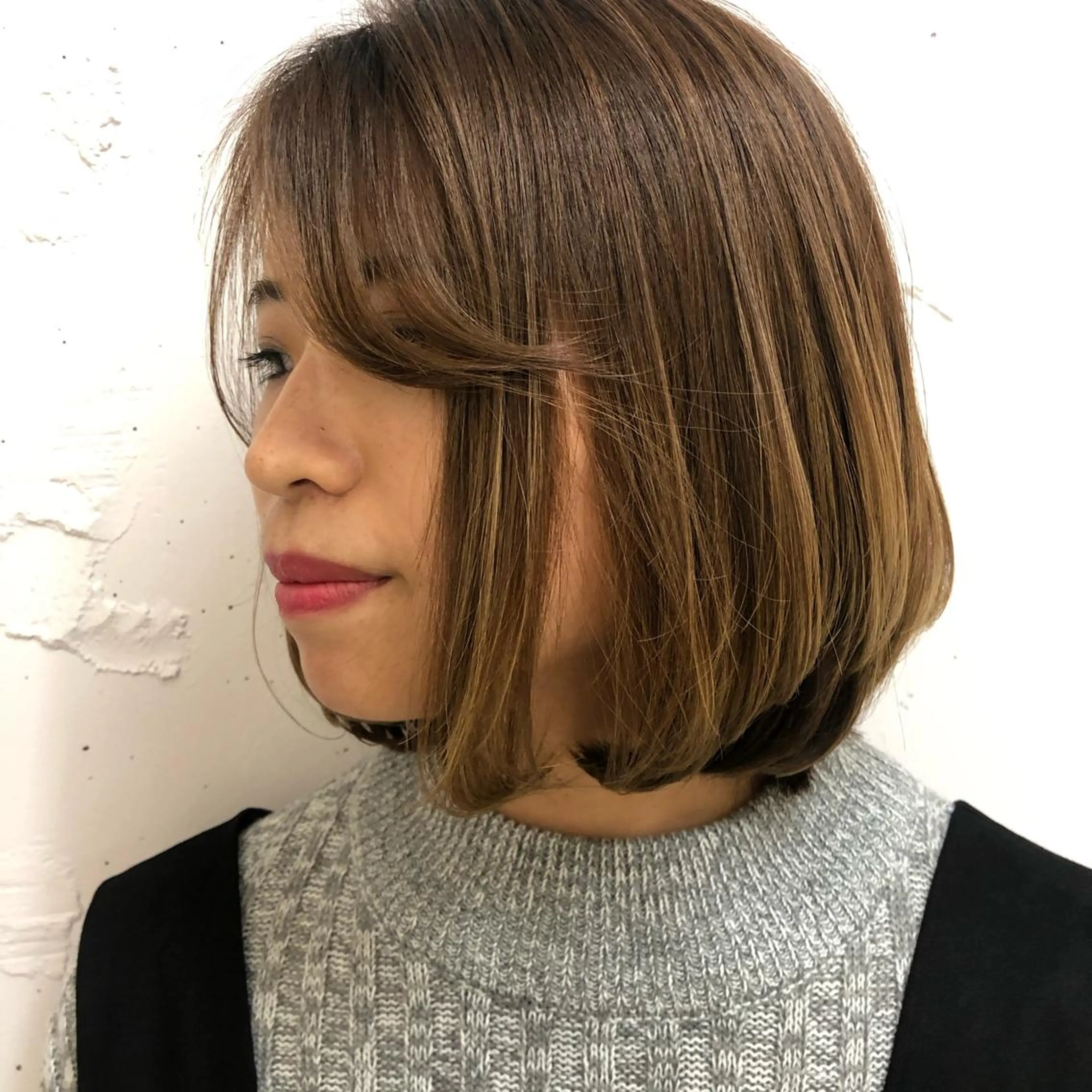 ショート 顔周りの垢抜けヘア 立山あいりのヘアスタイル