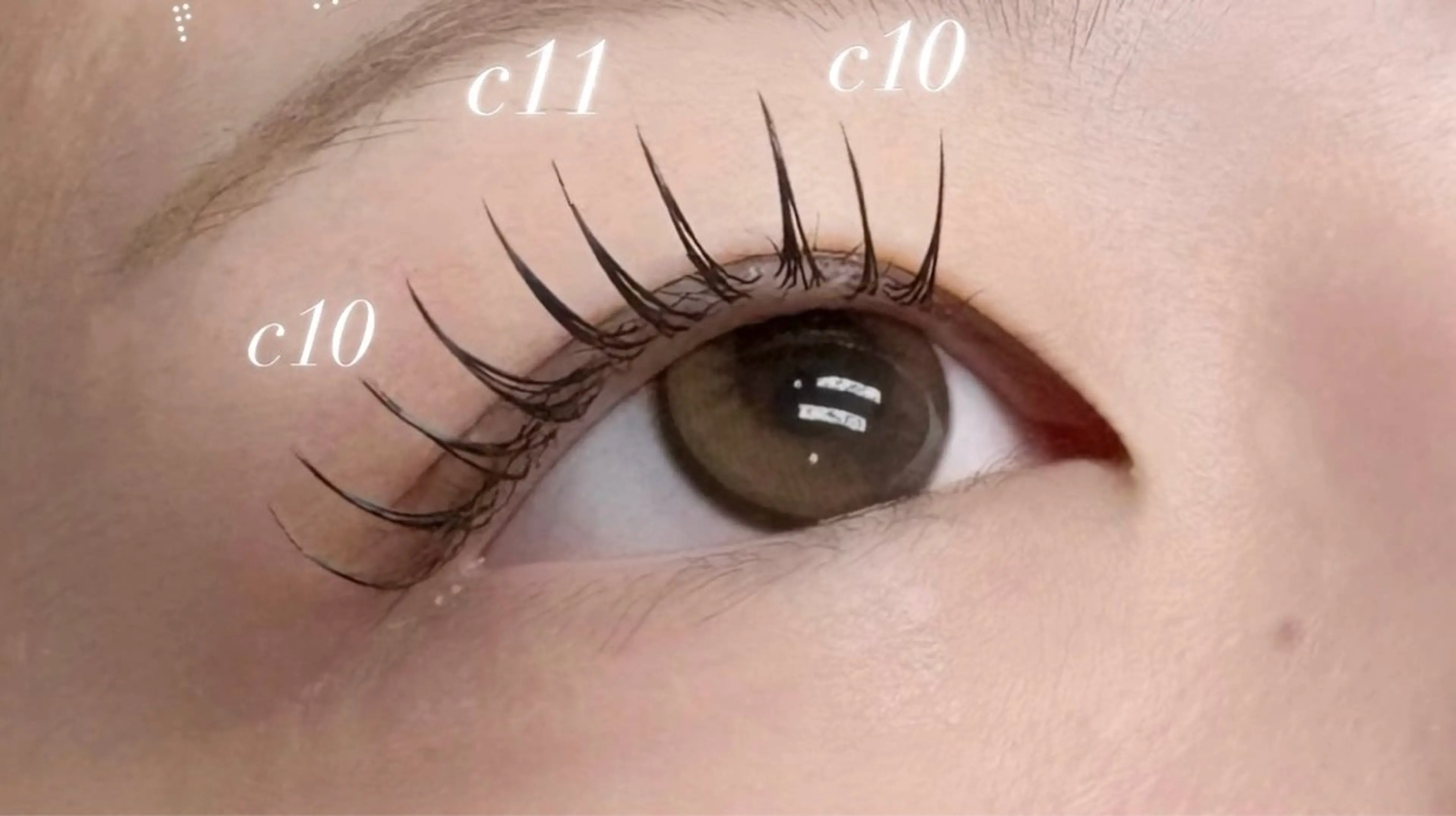 マツエク・マツパ キュート フラットラッシュ マツエク EYESTYLE仙台 こころ🎀🫧のマツエク・マツパデザイン