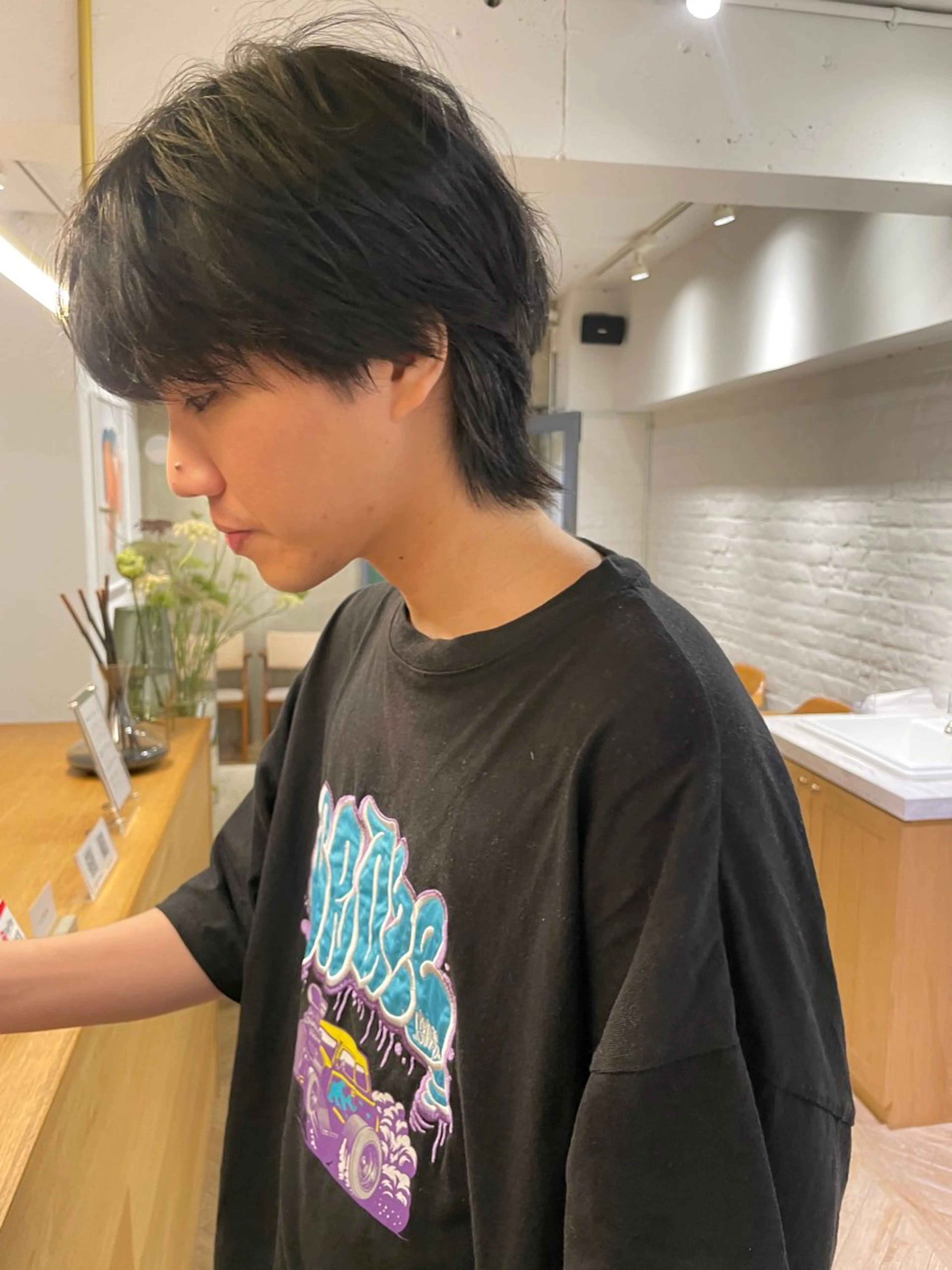 メンズ 透明感/レイヤー🎀 春カラー/エリコ🌈のヘアスタイル