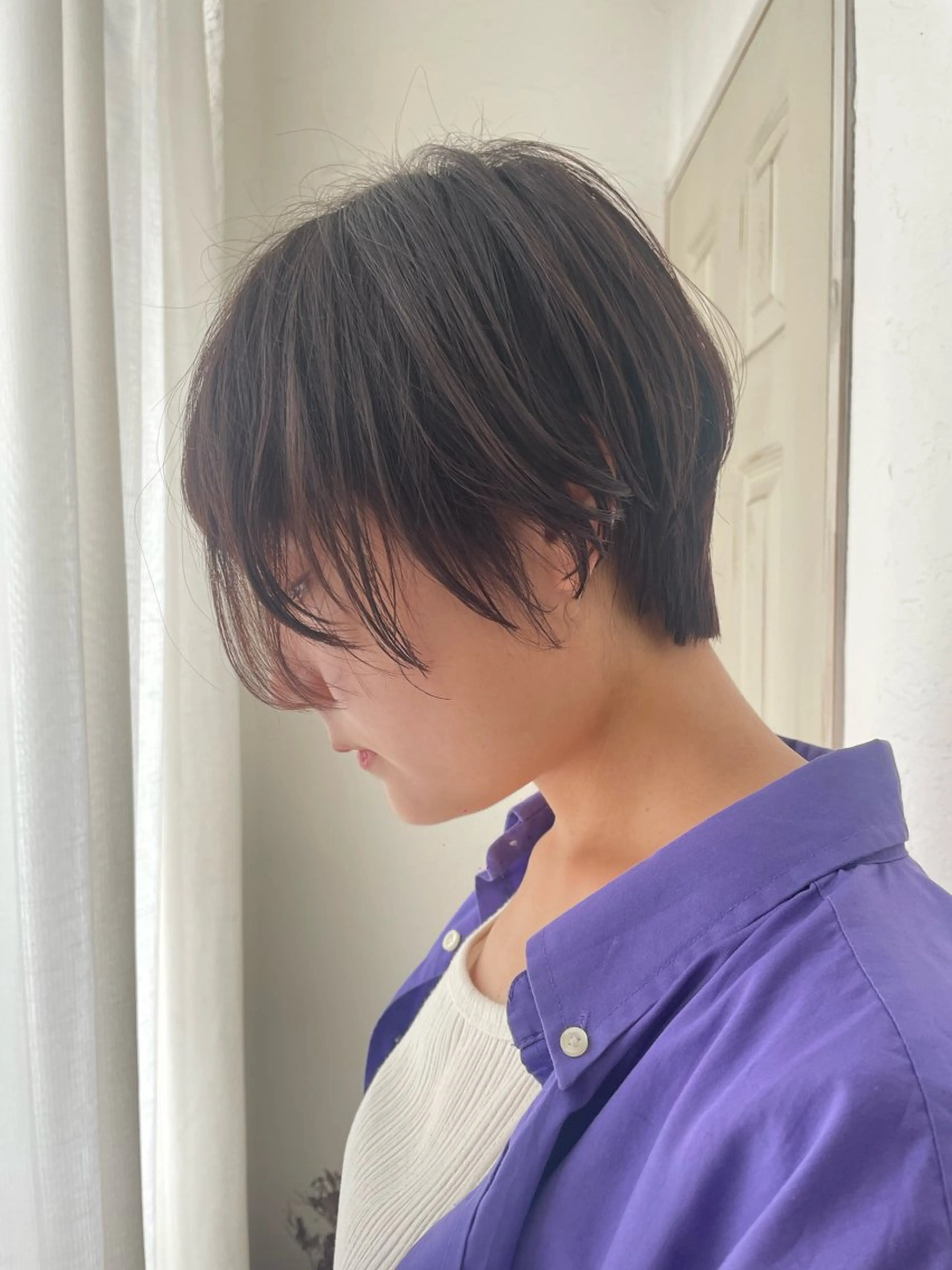 ショート カラー ショートヘア カット ヘアカラー fio マナミのヘアスタイル