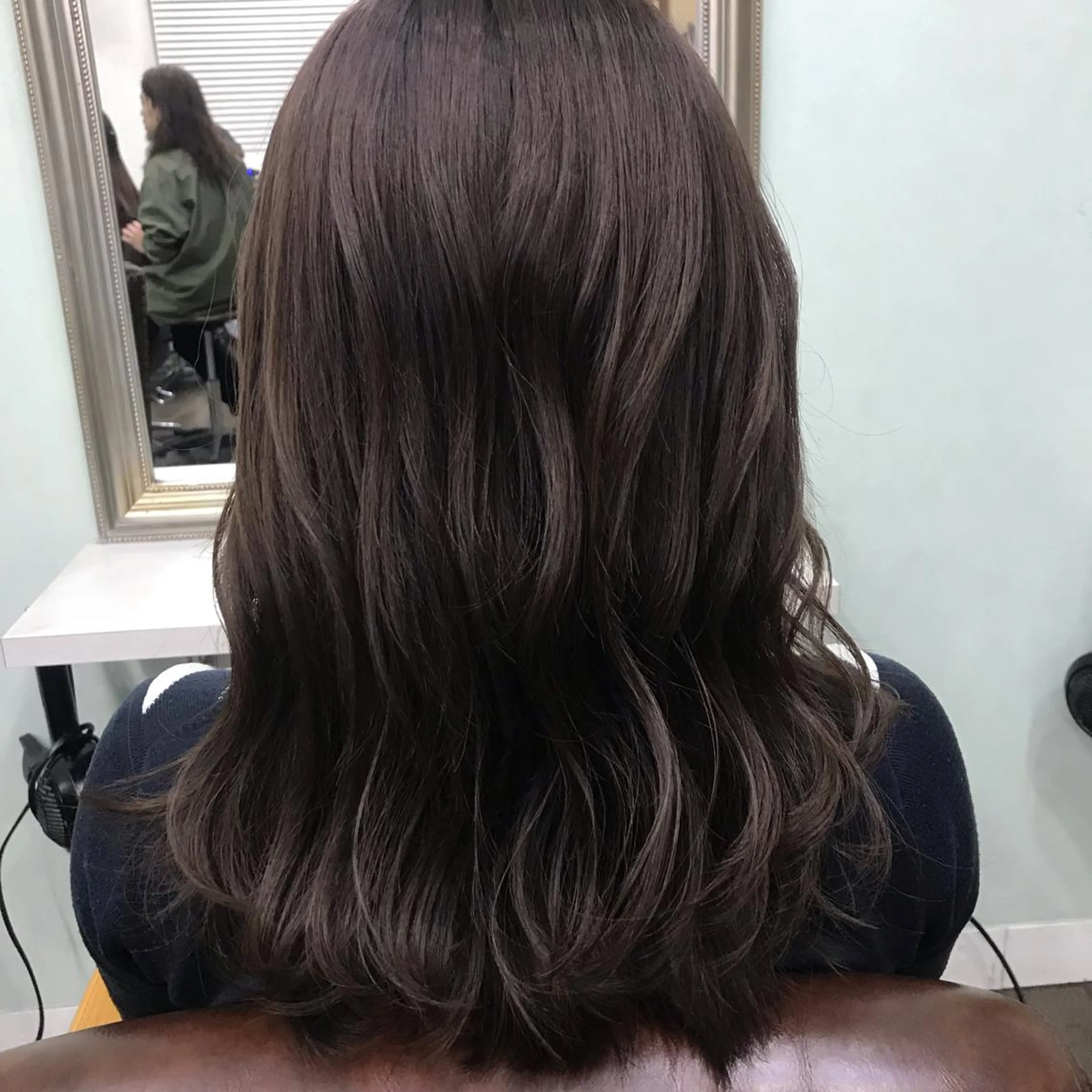 セミロング カラー グレージュ イルミナカラー カット ヘアカラー トリートメント ブリーチ&似合せボブ 田中寛十のヘアスタイル