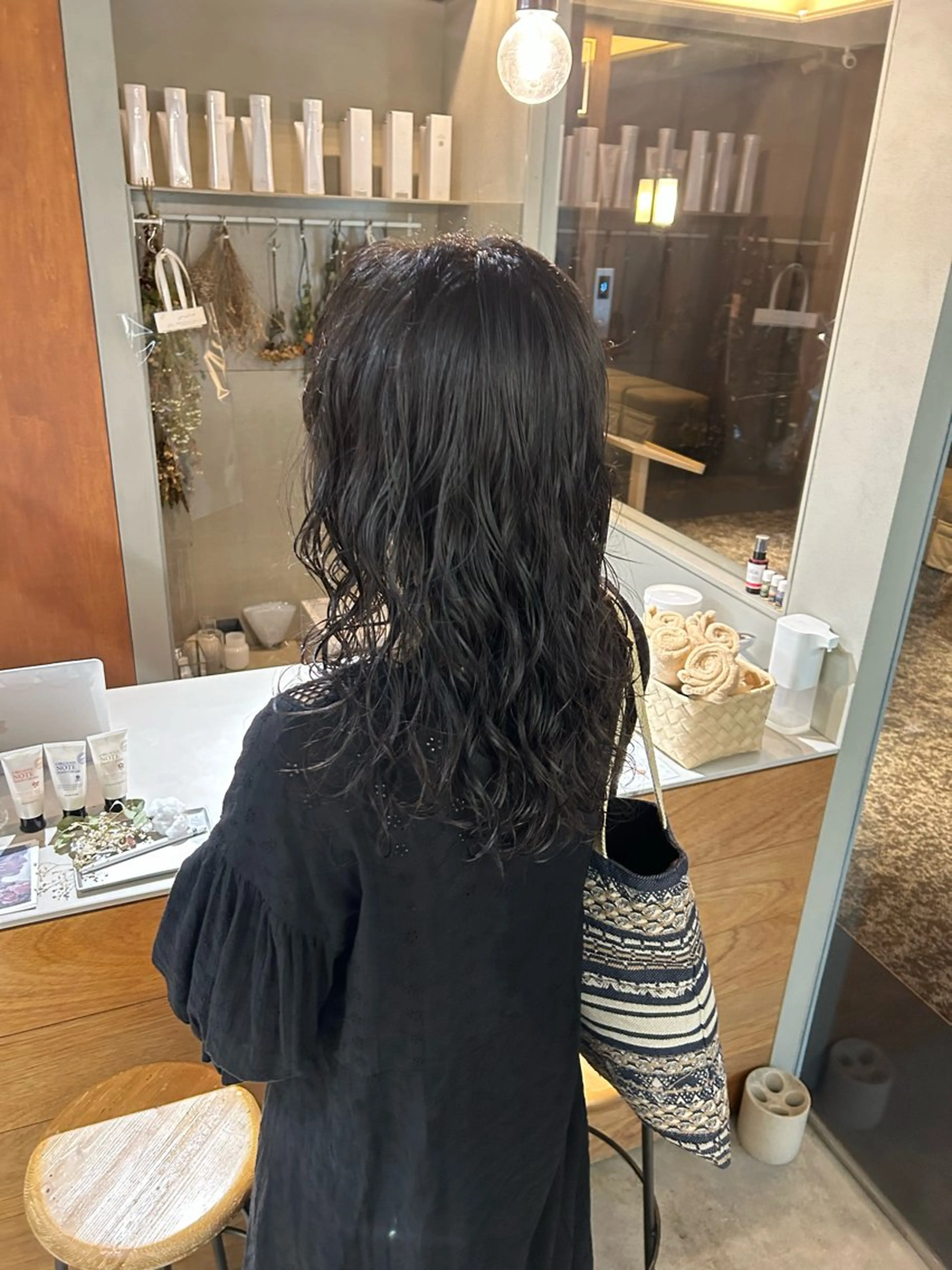 セミロング カット パーマ 名古屋/久屋大通 /不破新のヘアスタイル