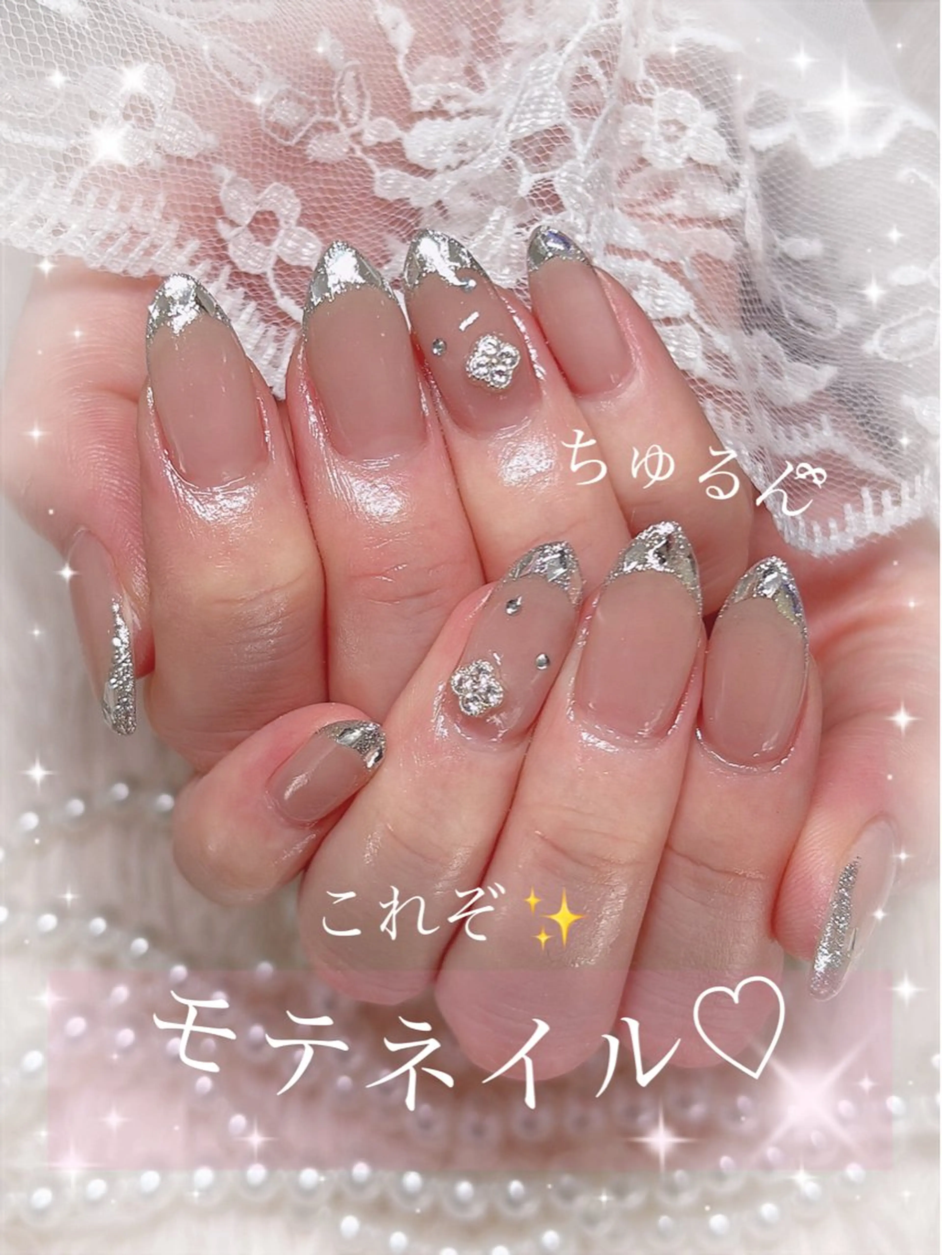 ネイル ハンドネイル RiLion💗 Risa🦋💜のネイルデザイン
