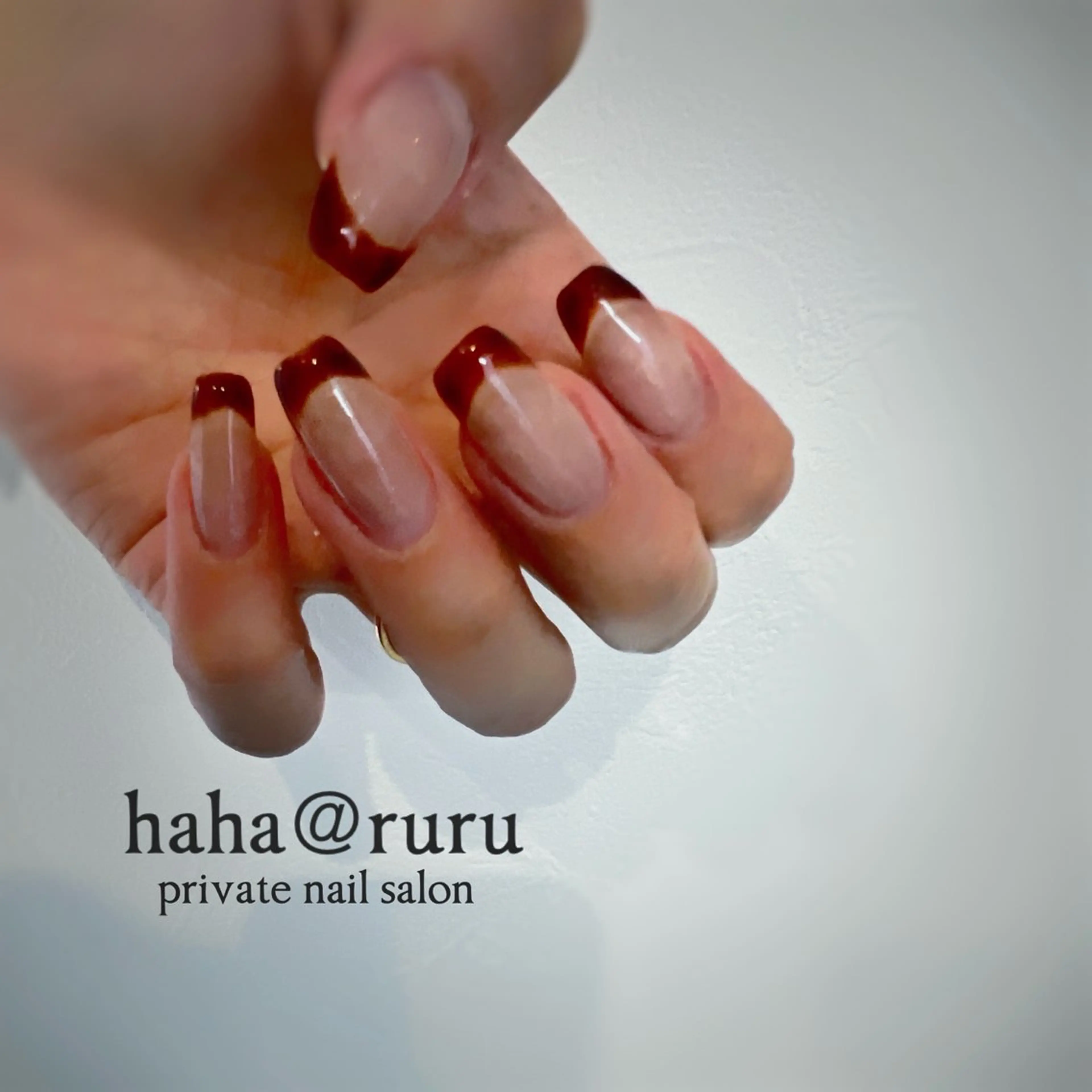 ネイル フレンチネイル haha@ ruruのネイルデザイン