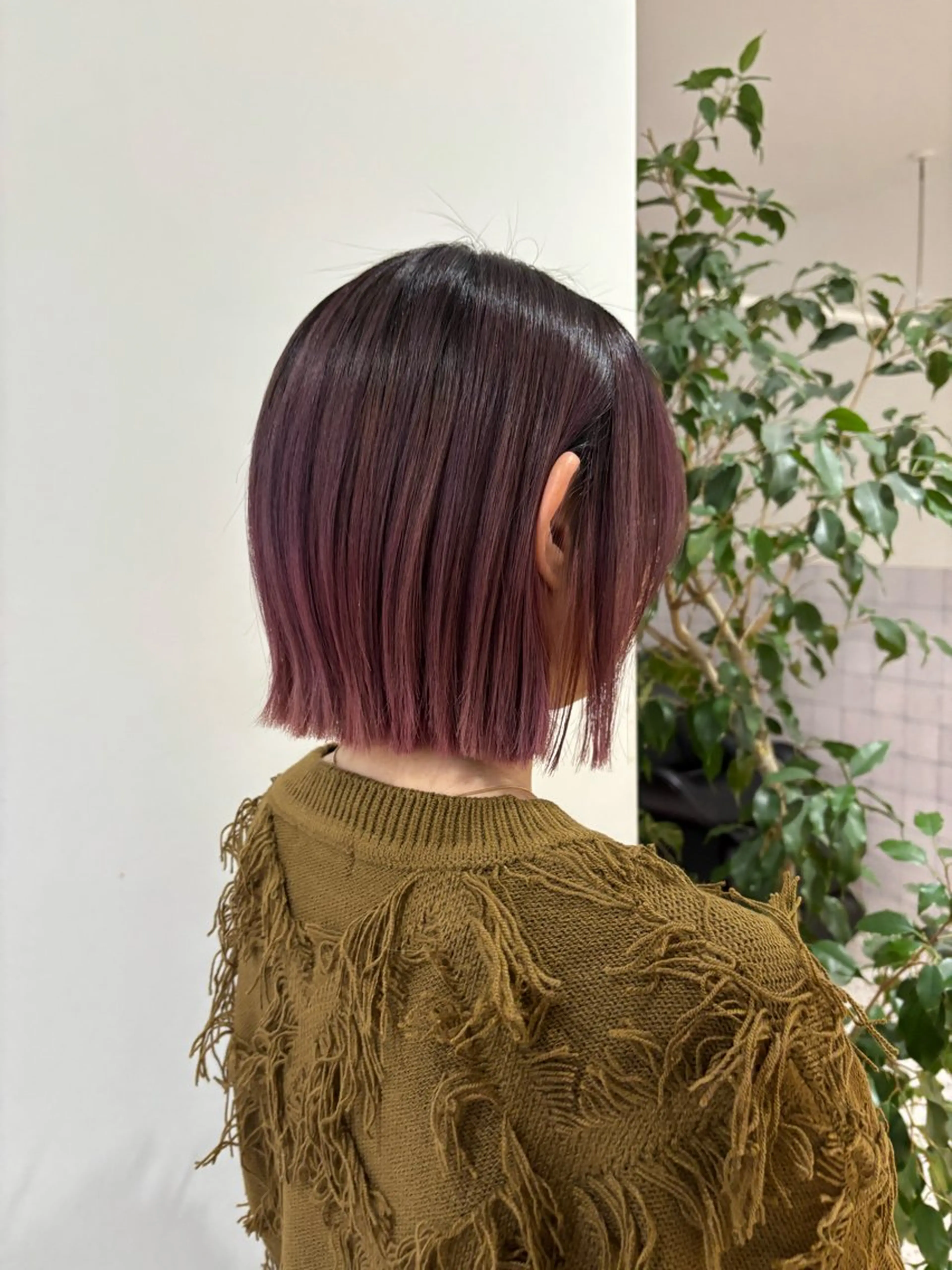 カラー カット ヘアカラー トリートメント ボブ/ハイライト🦓 /harukaのヘアスタイル