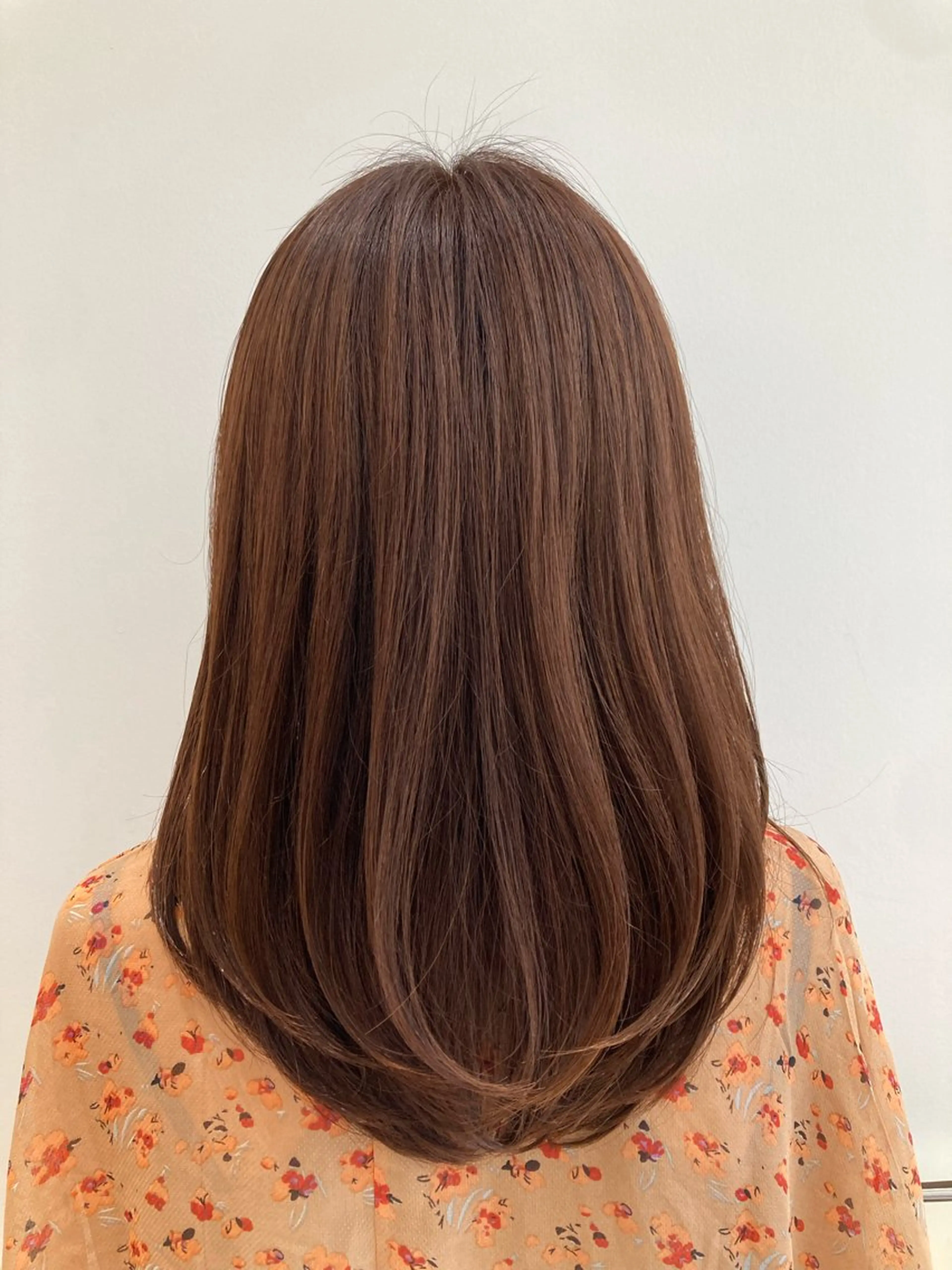 セミロング カラー liage ܀ꕤ୭* ちばかつら𖦞のヘアスタイル