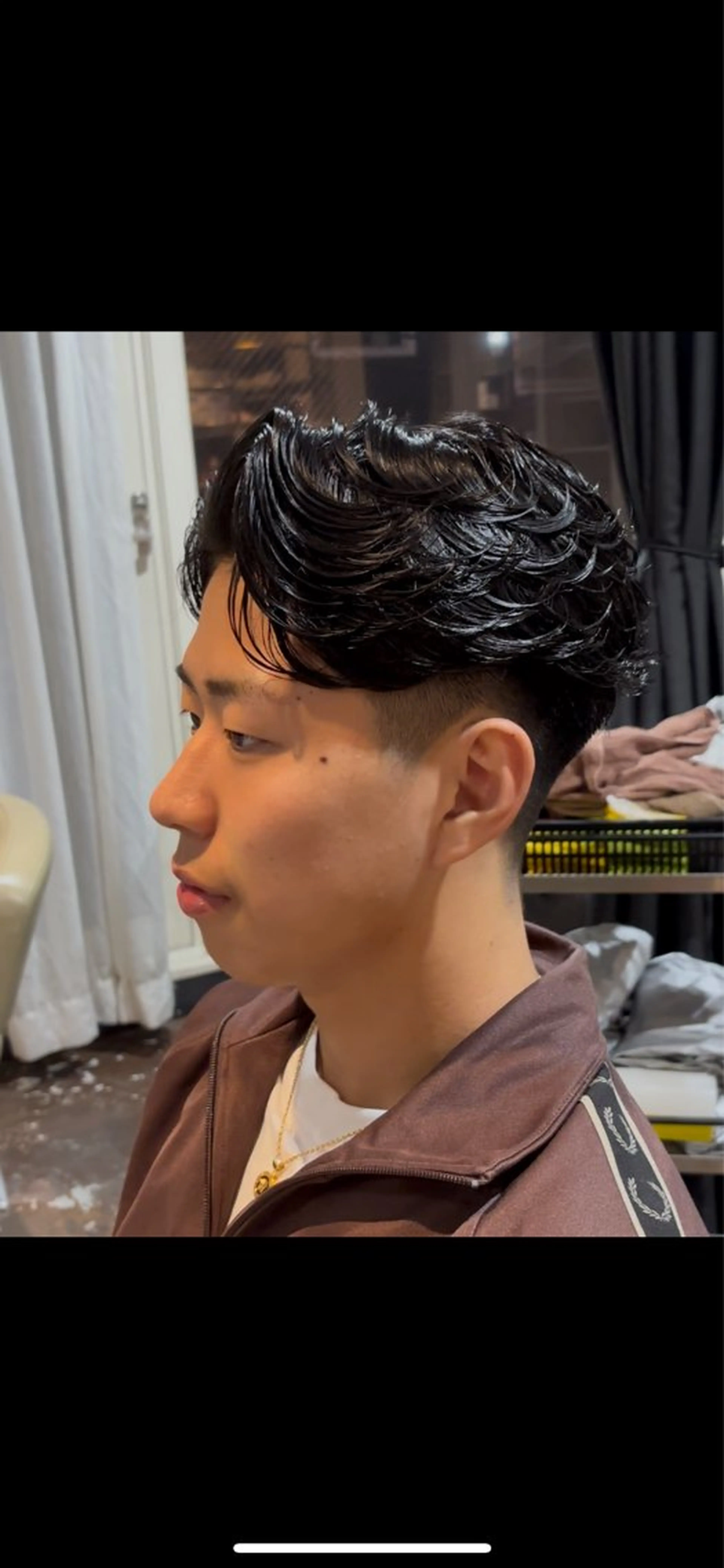 パーマ メンズ 漢眉毛/メンズパーマ /メッシュ/ヒロヤのヘアスタイル