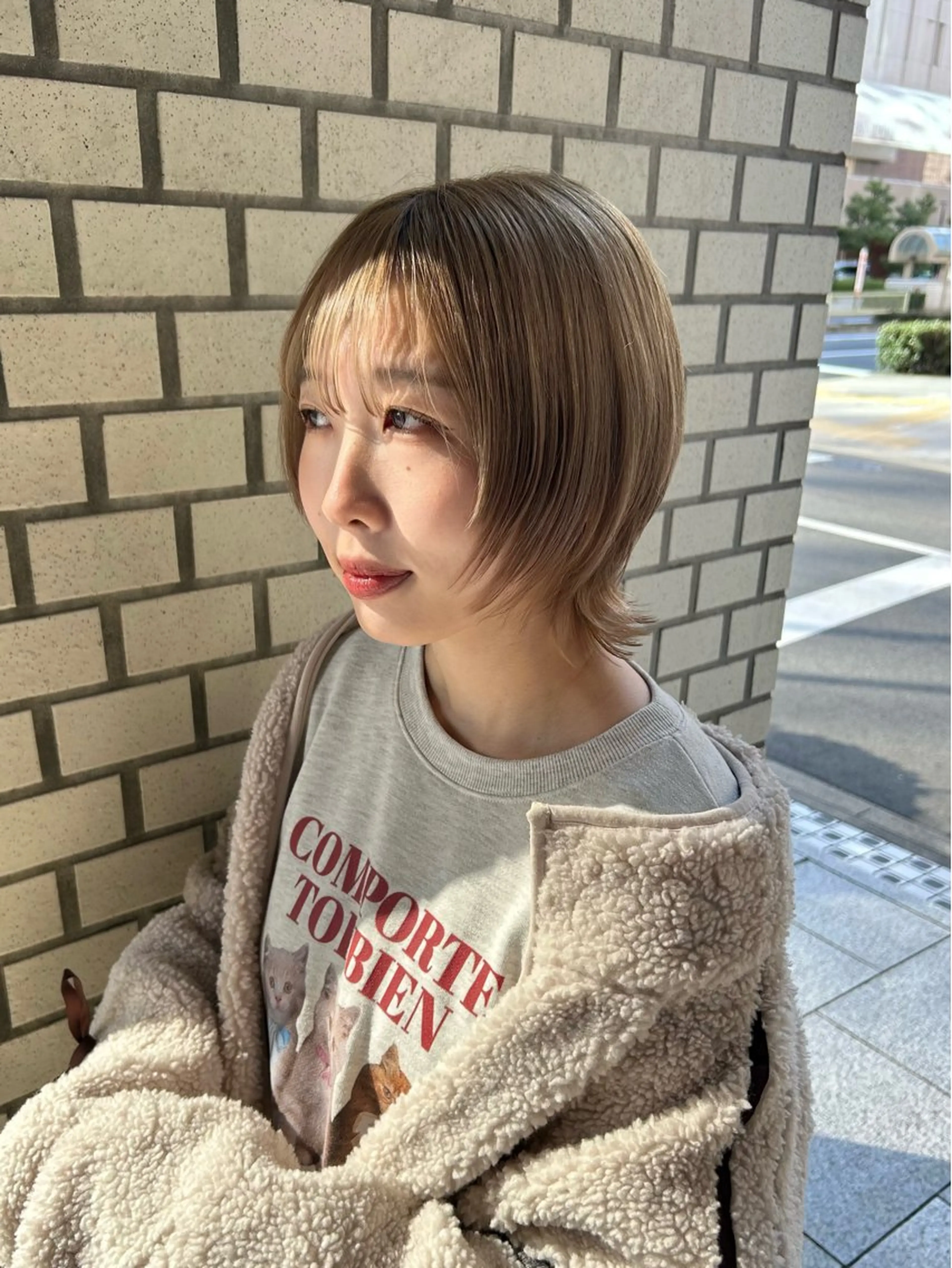 ショート 顔周りカット レイヤーカット ショートヘア ウルフカット FERIA梅田 hana💫レイヤーのヘアスタイル