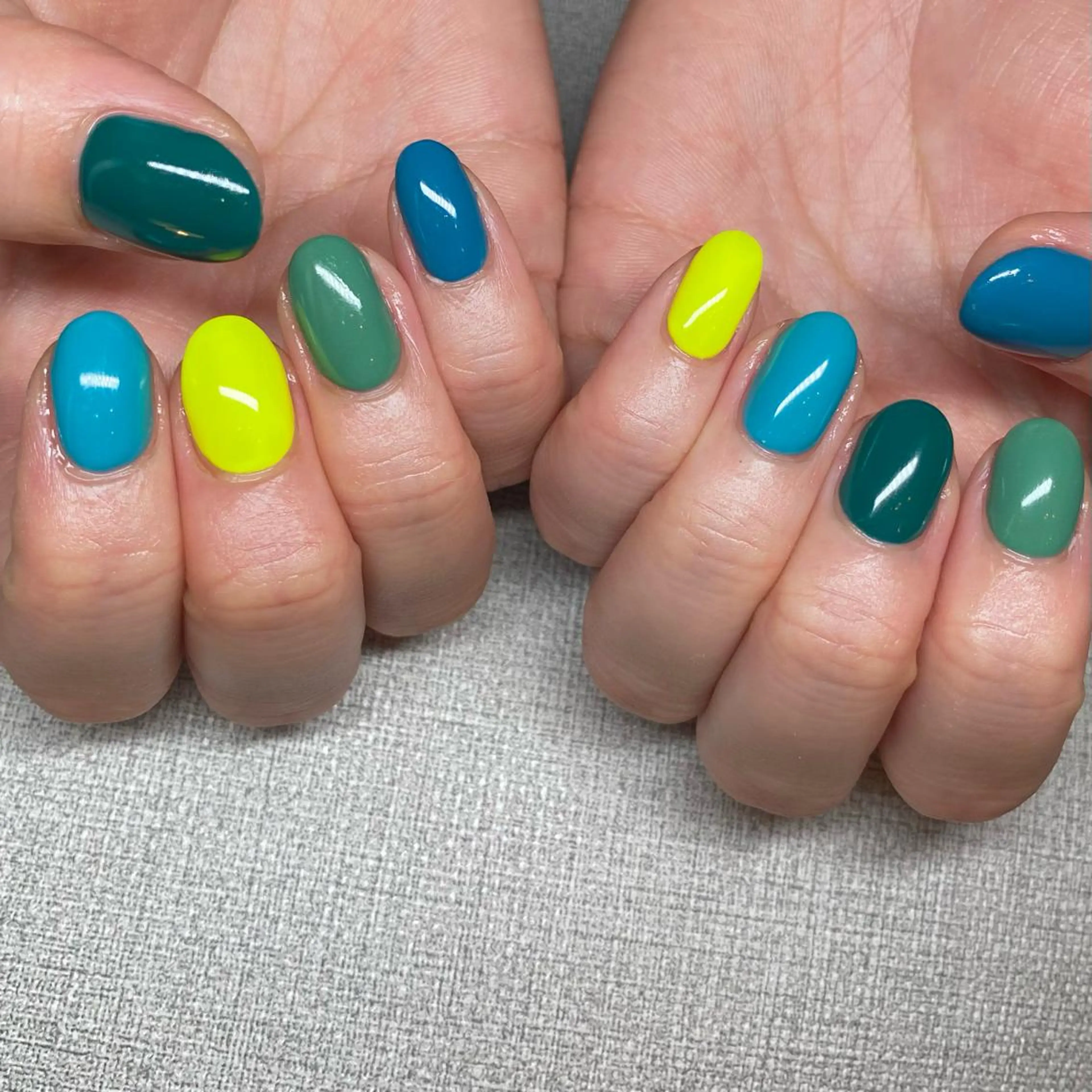 ネイル アートネイル ニュアンスネイル 春ネイル 夏ネイル ハンドネイル 山田 貴子のネイルデザイン