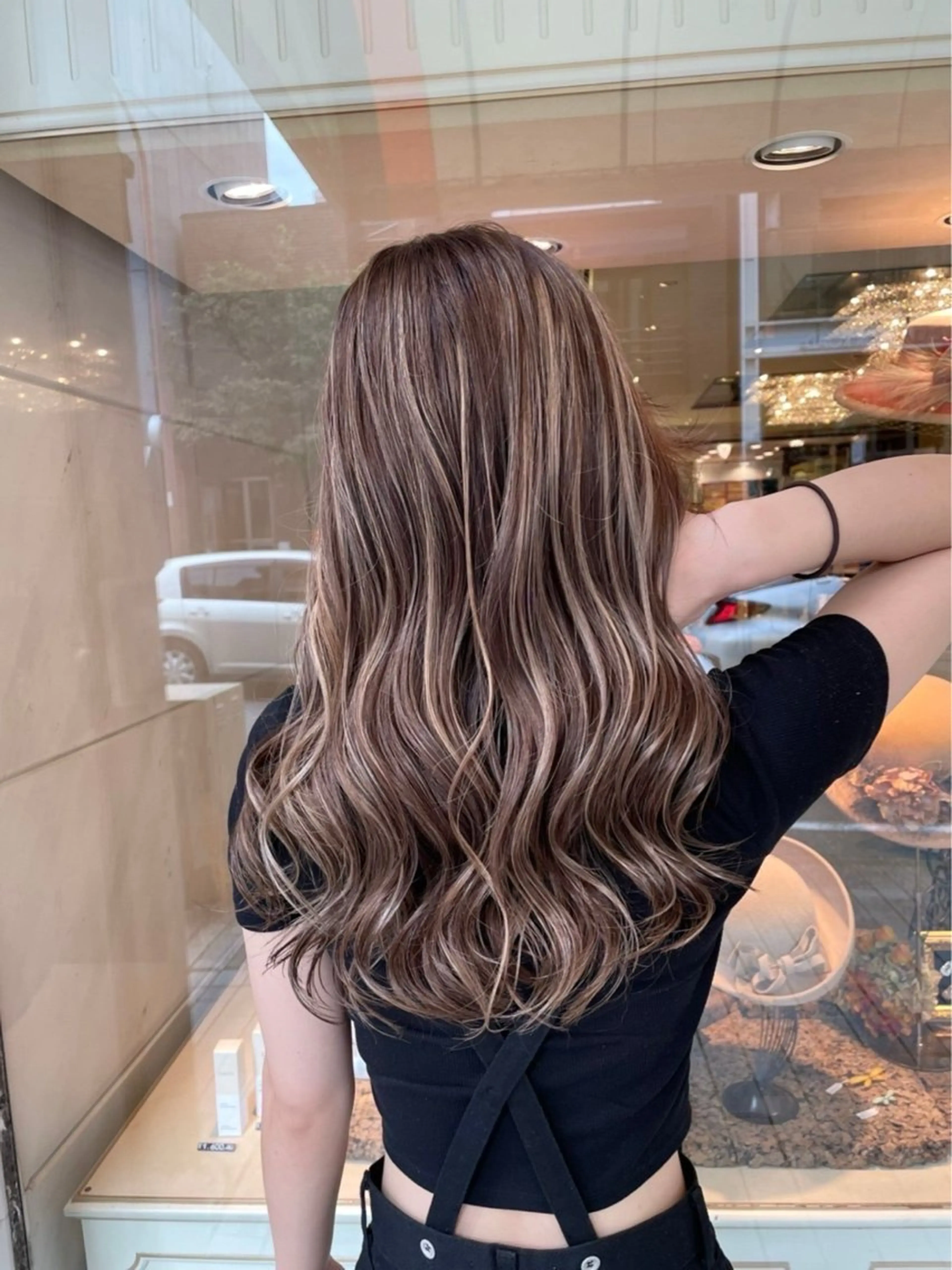 ロング 師藤 達也のヘアスタイル