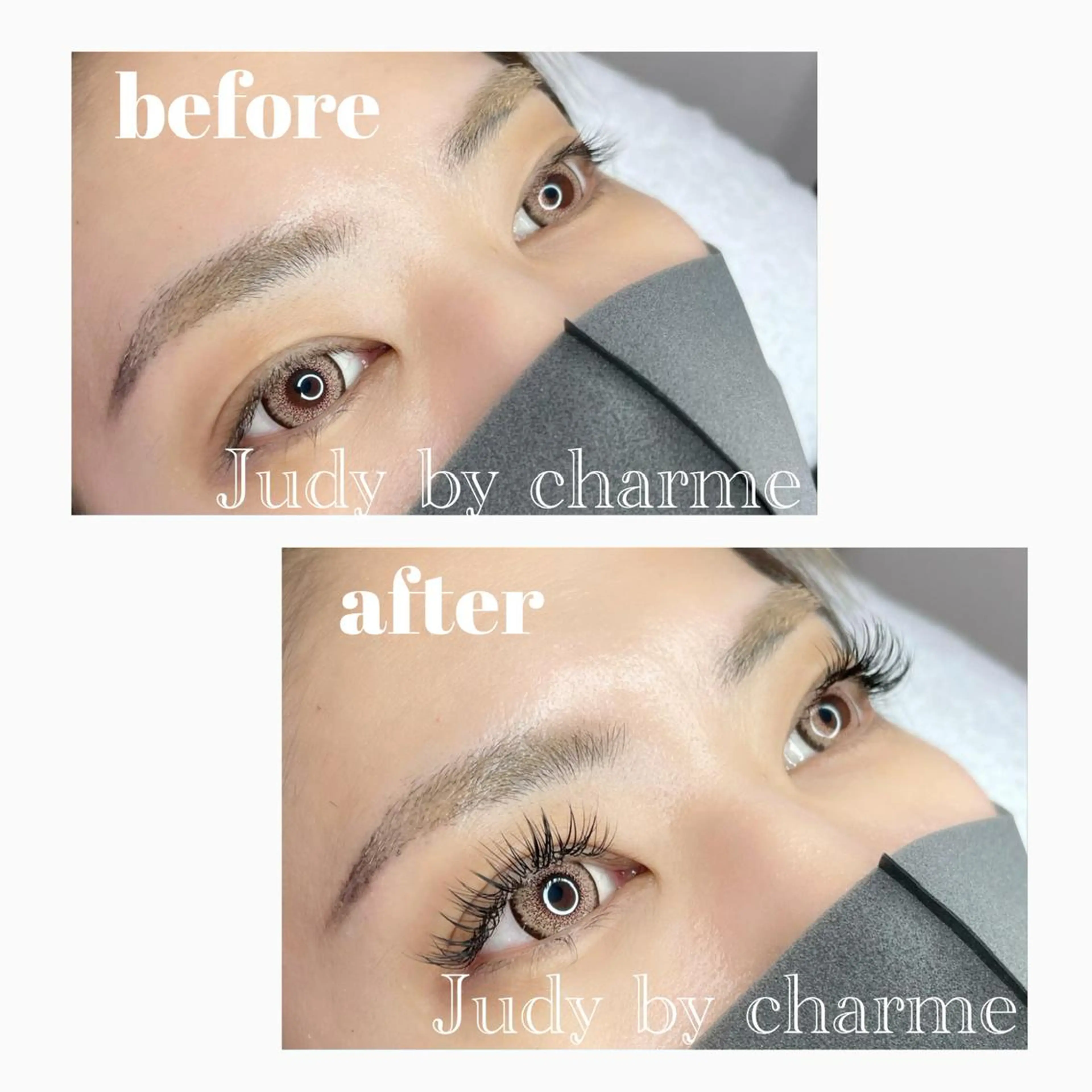 マツエク・マツパ Judy by charmeのマツエク・マツパデザイン