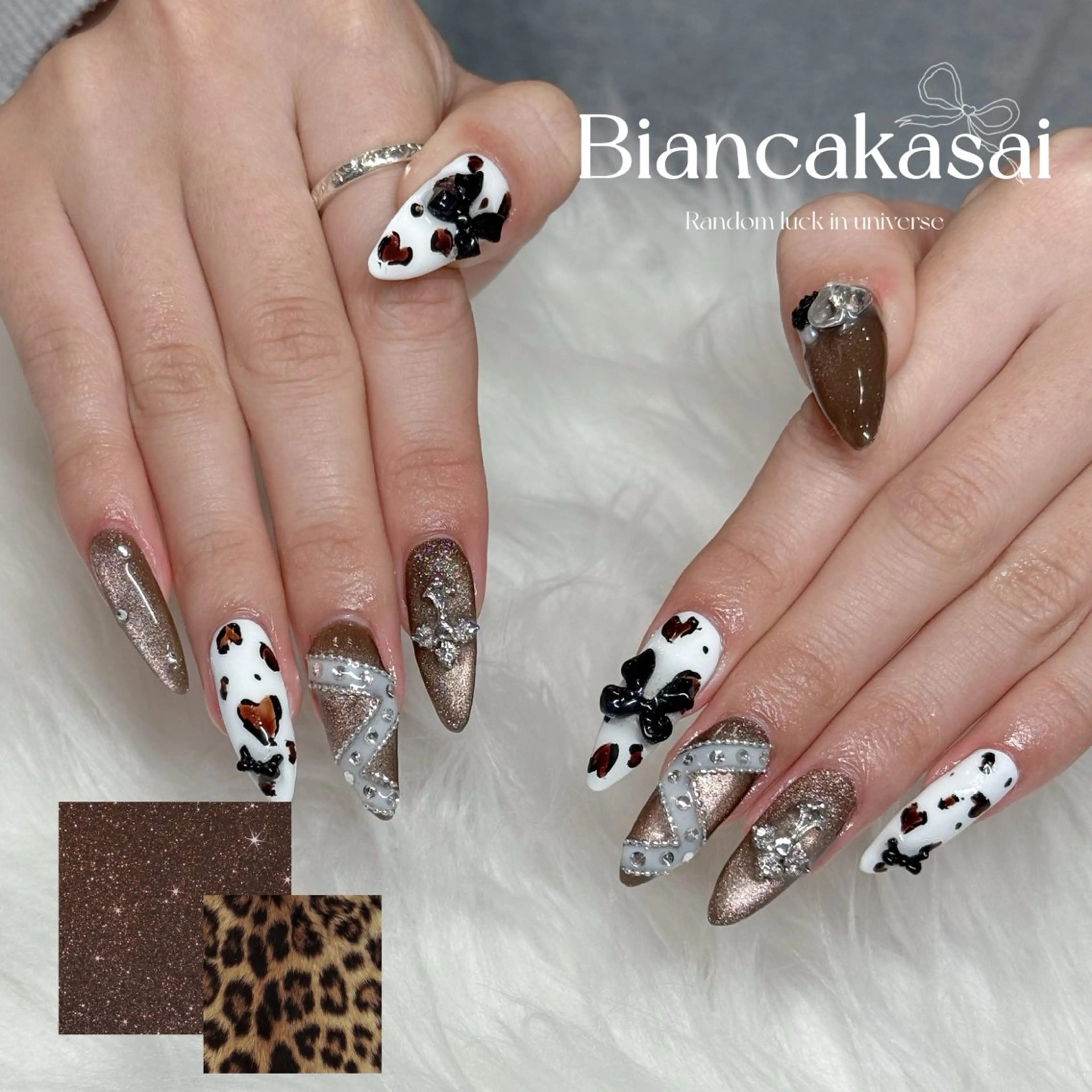 ネイル ハンドネイル Bianca葛西 Hinano🩶のネイルデザイン