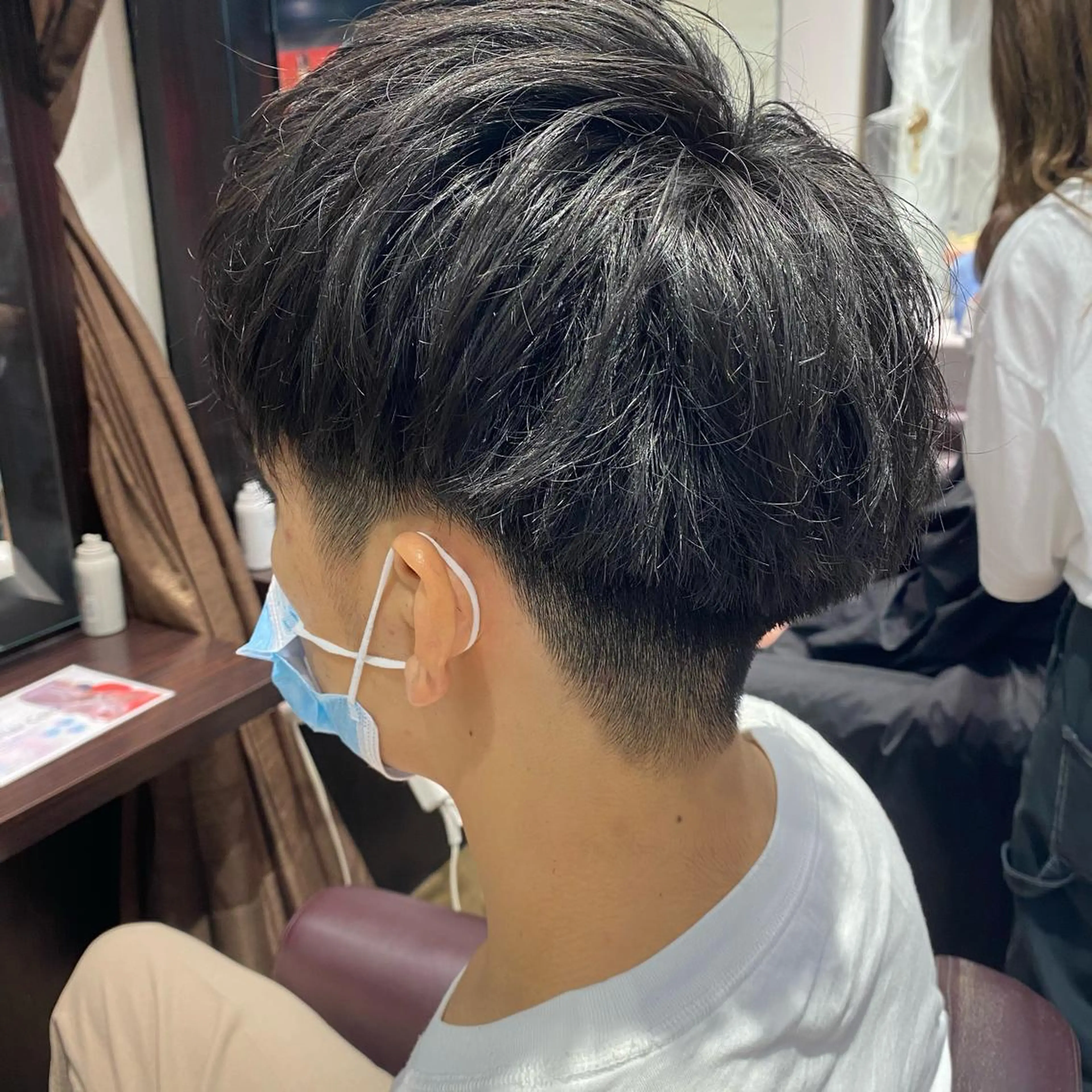 ショート メンズ 酸スト/フェザー パーマ/三谷海斗のヘアスタイル