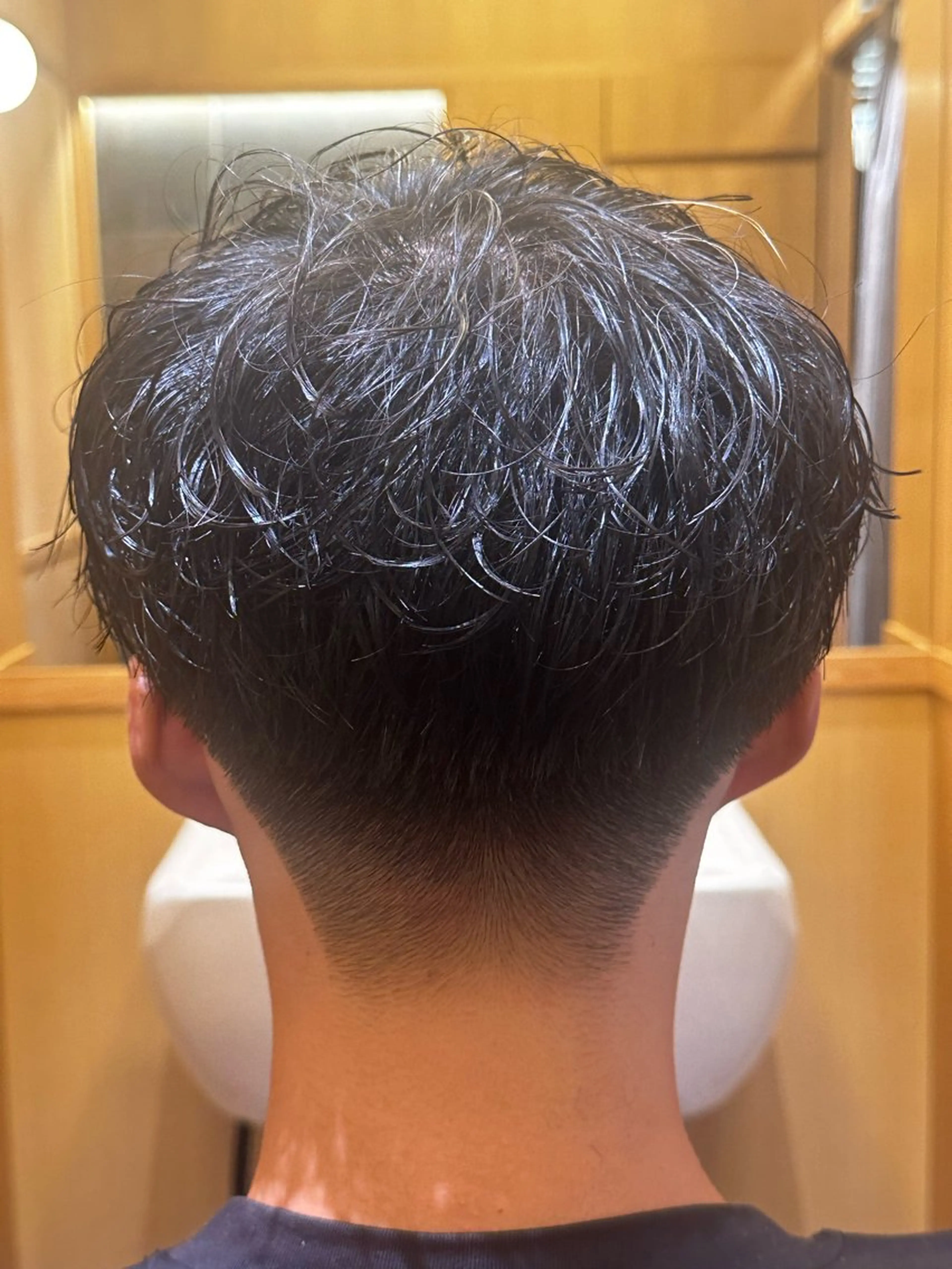 セミロング パーマ 【メンズ専門】🔥 カミマンのヘアスタイル