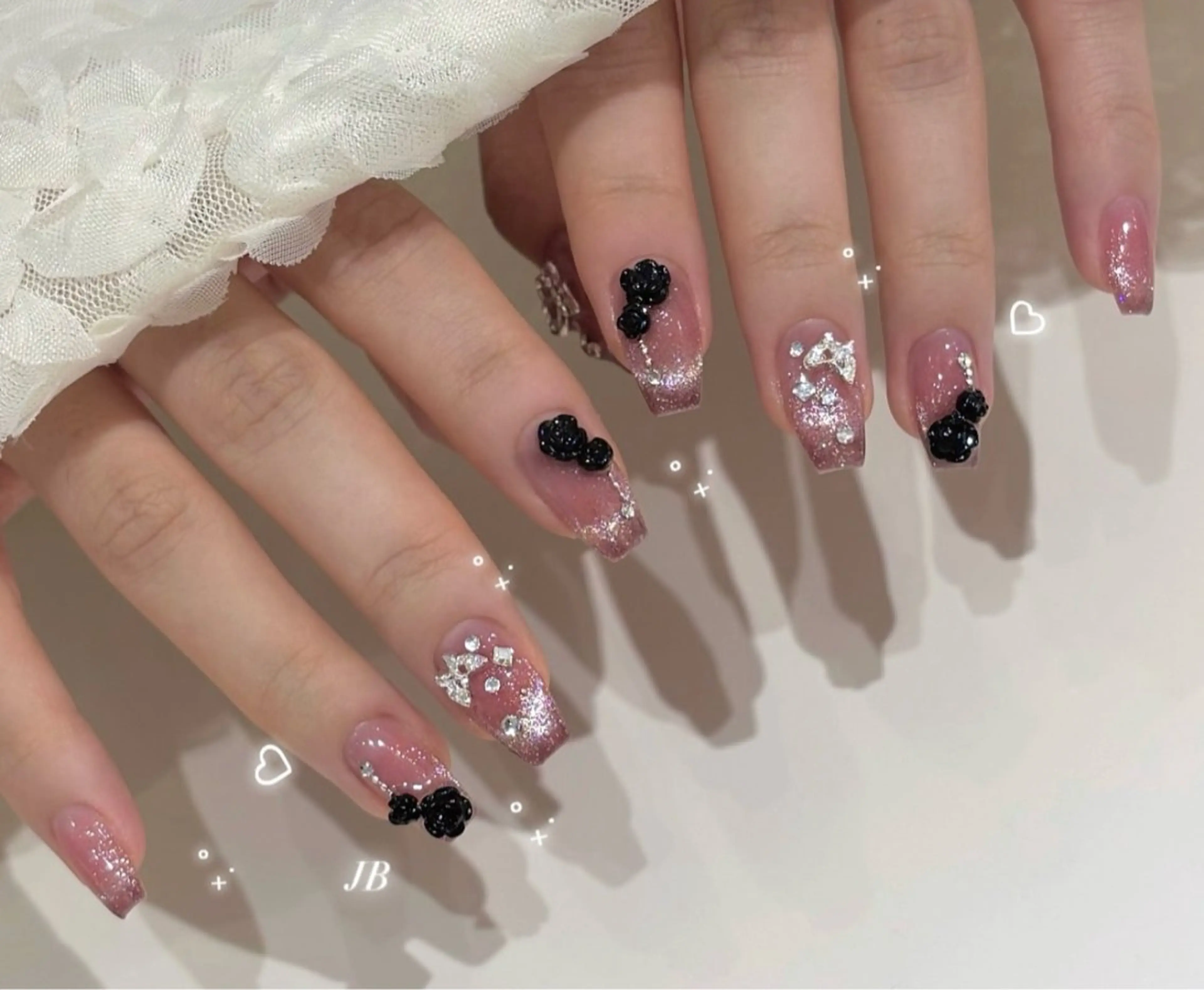 ネイル 韓国ネイル 持ち込み ニュアンスネイル ネイルチップ ハンドネイル TABI ANA.CHUOのネイルデザイン