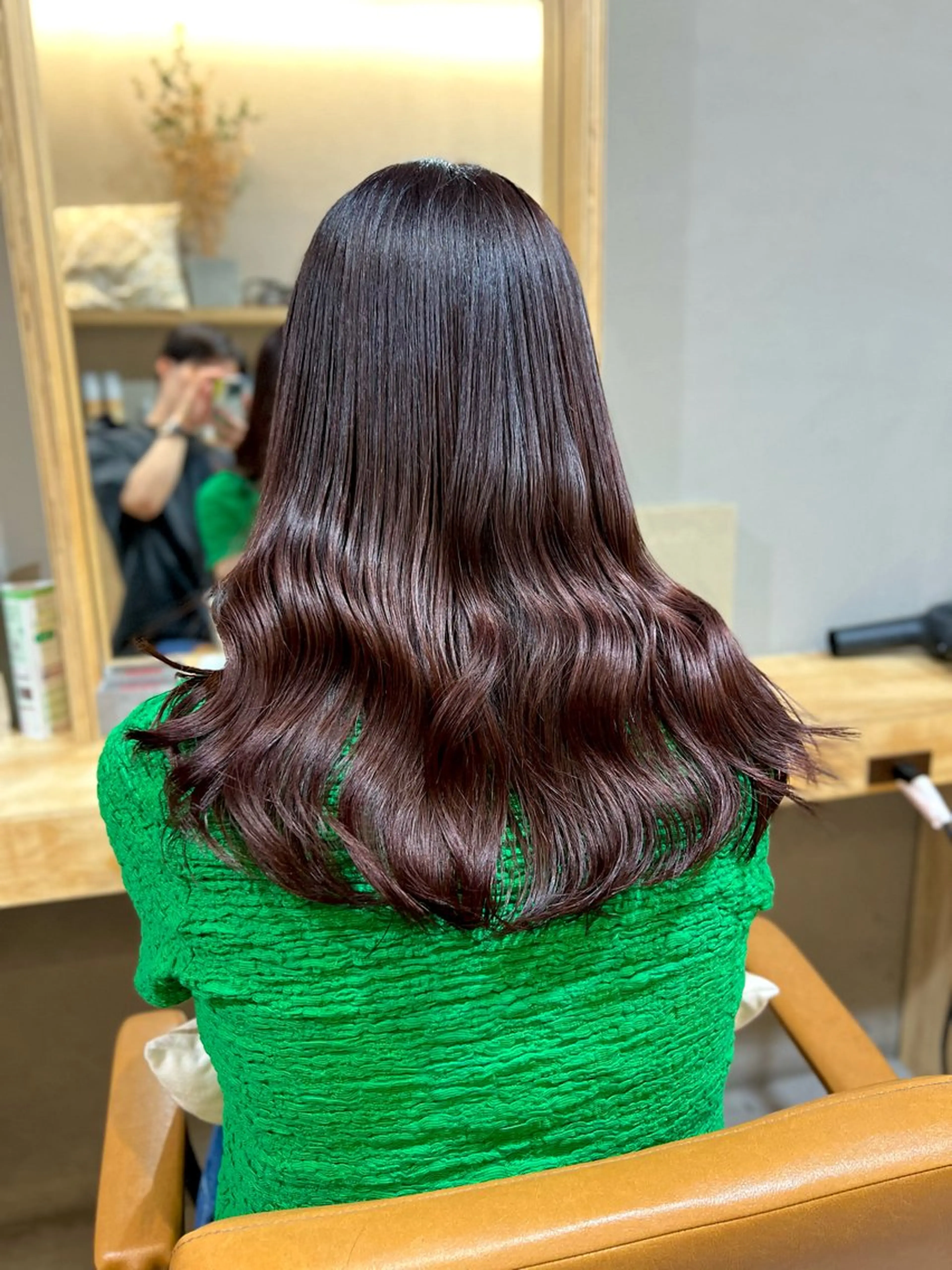 ロング カラー 髪質改善 トリートメント ヘアカラー トリートメント 神戸ボブ✂️ ioe三宮/田 伸佳のヘアスタイル