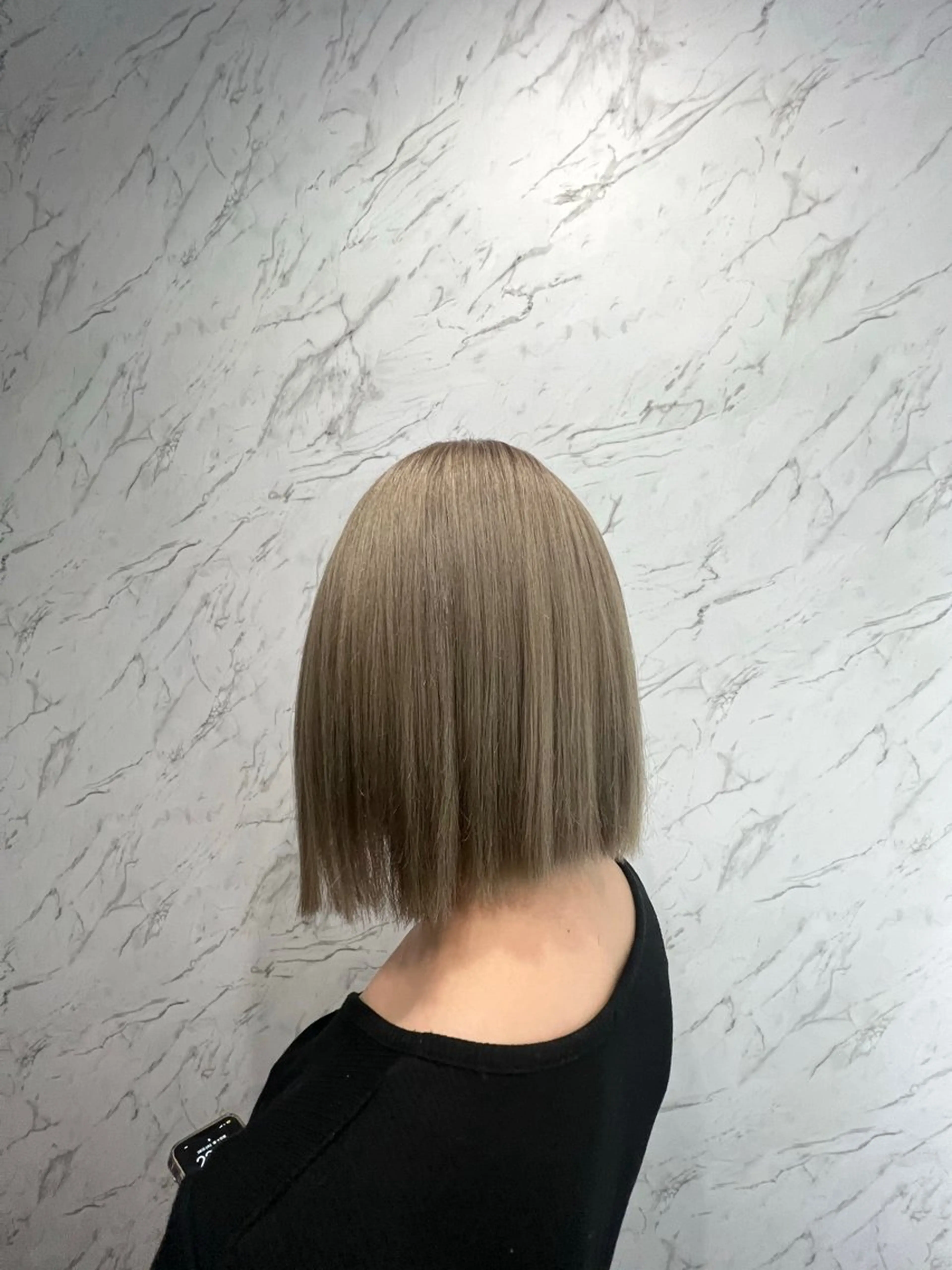 ミディアム 山北 優姫のヘアスタイル