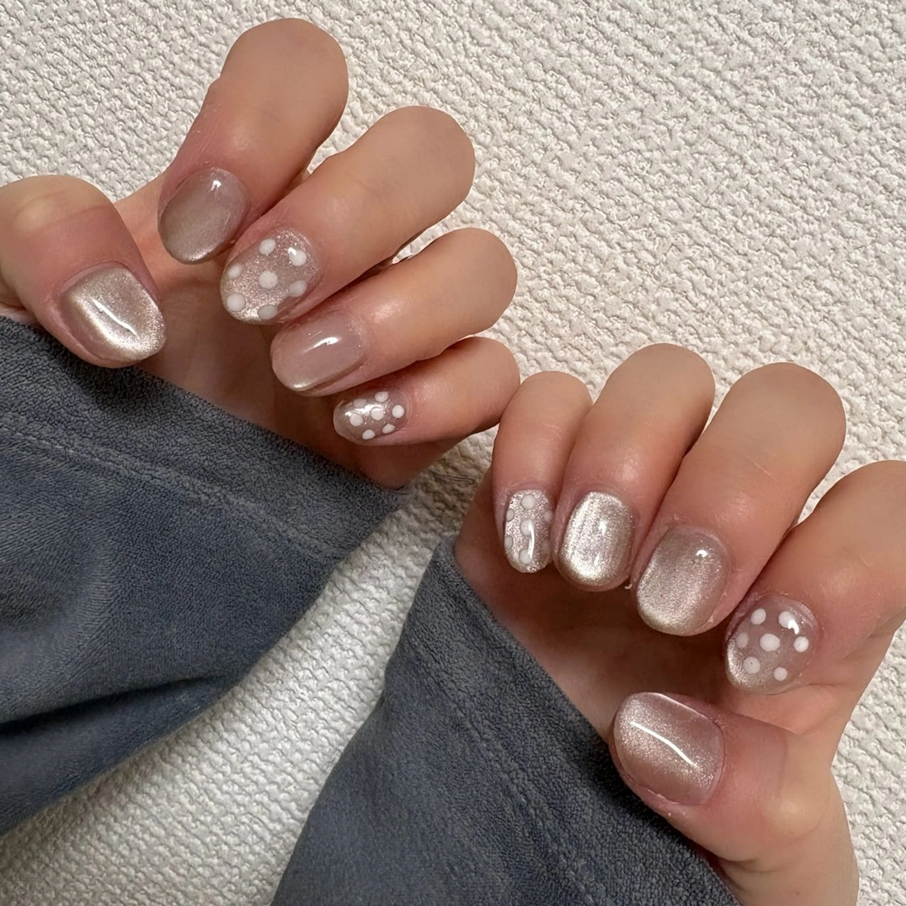 ネイル マグネットネイル ワンカラーネイル ハンドネイル DAISY SALONのネイルデザイン