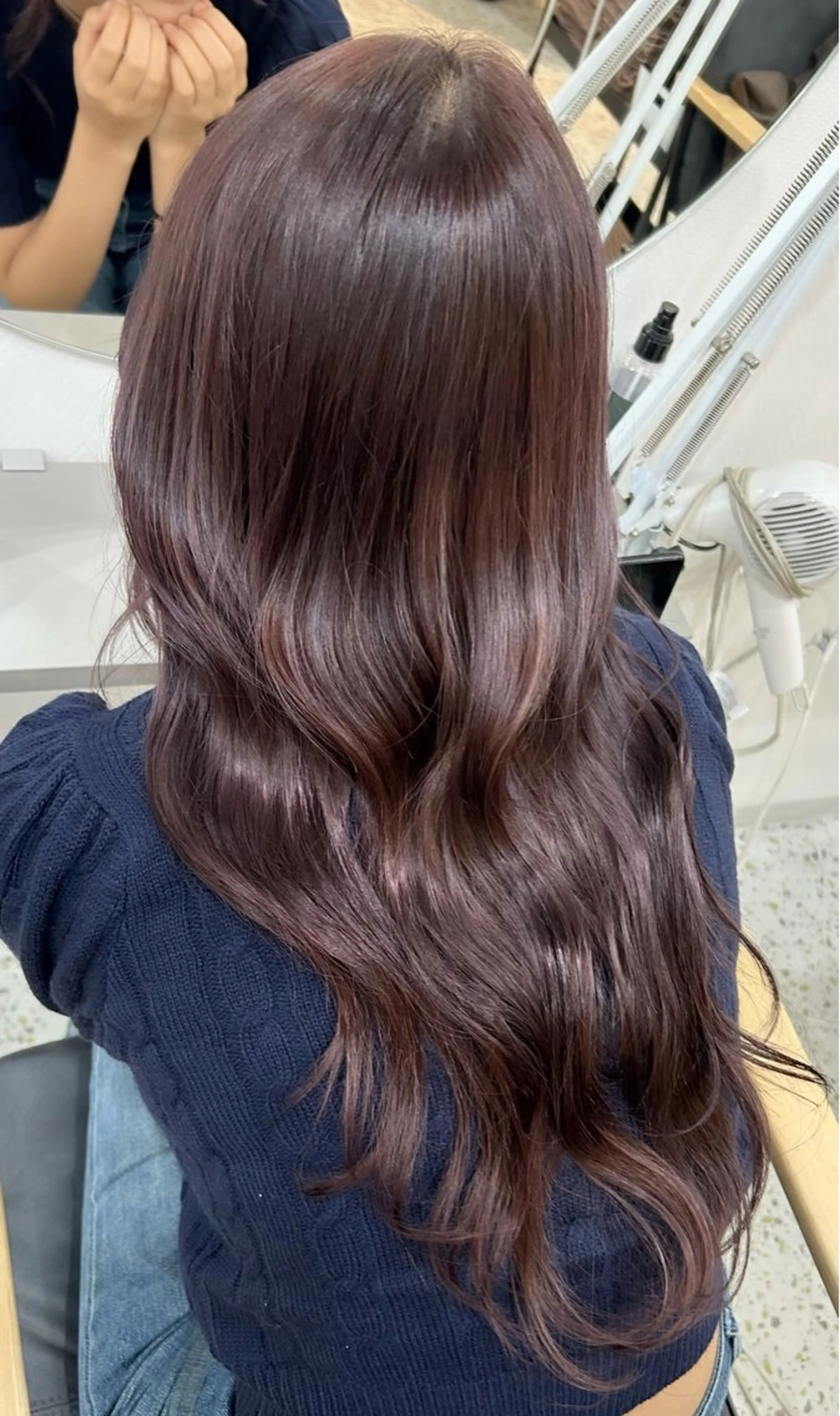 ロング カラー ブラウンカラー 透明感カラー ピンクカラー ピンクブラウン 🧣艶カラー・ヘア セット Chie🧸のヘアスタイル