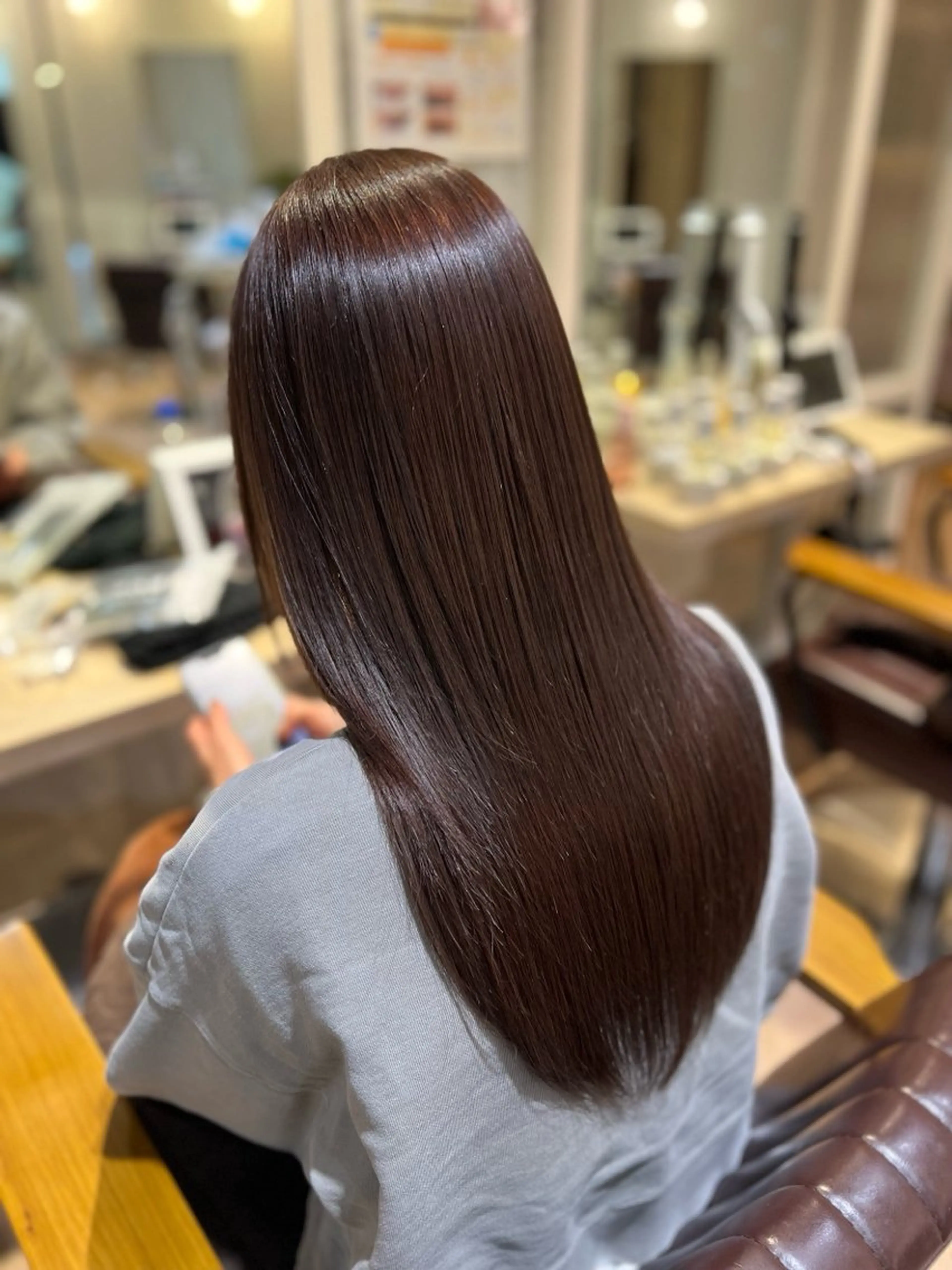ロング カラー ブラウンカラー ショコラブラウン Perfume by afloat 高橋樹のヘアスタイル