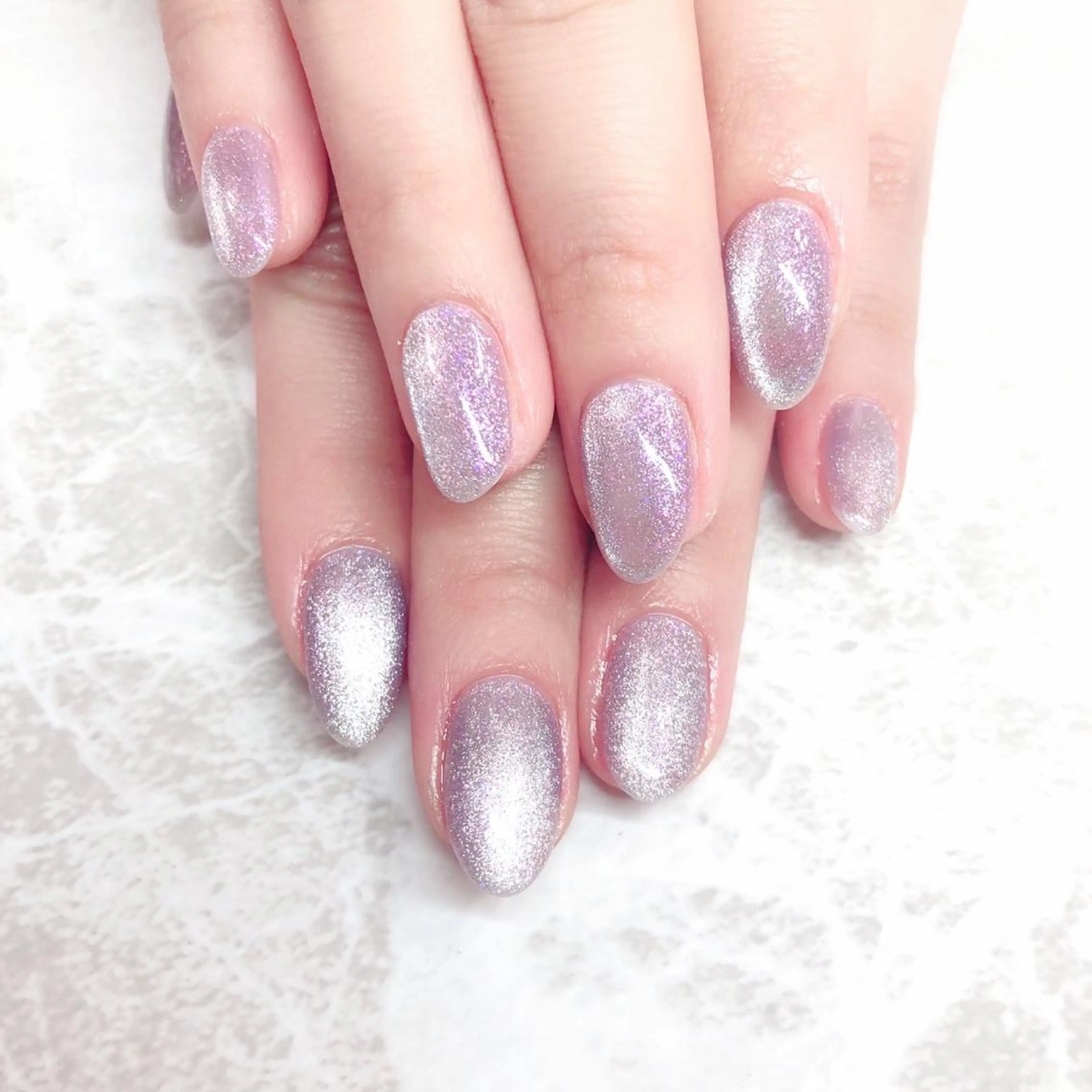 ネイル ハンドネイル マジック ミラーのネイルデザイン