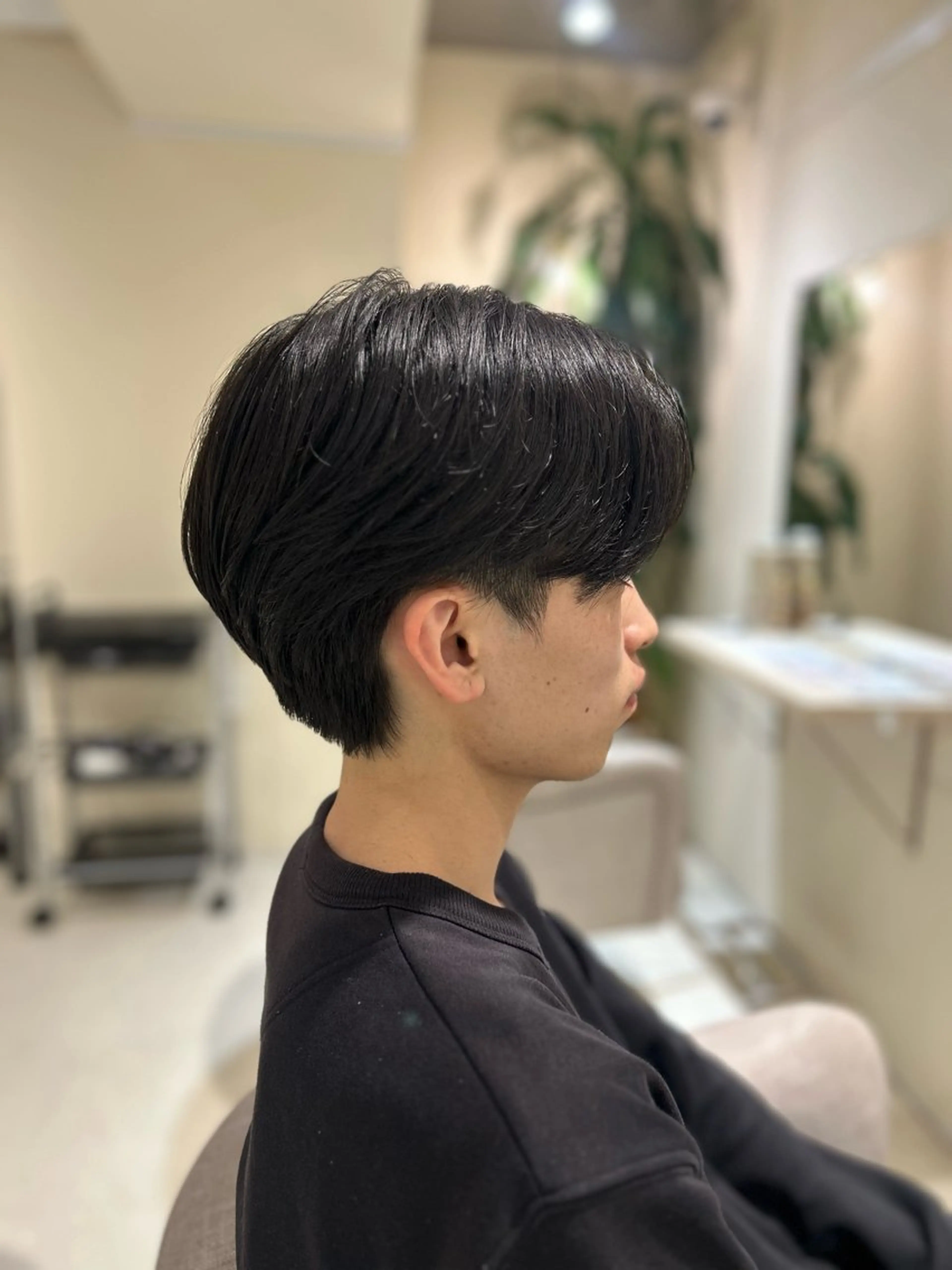 パーマ メンズ メンズパーマ ニュアンスパーマ 能地 菜々美のヘアスタイル