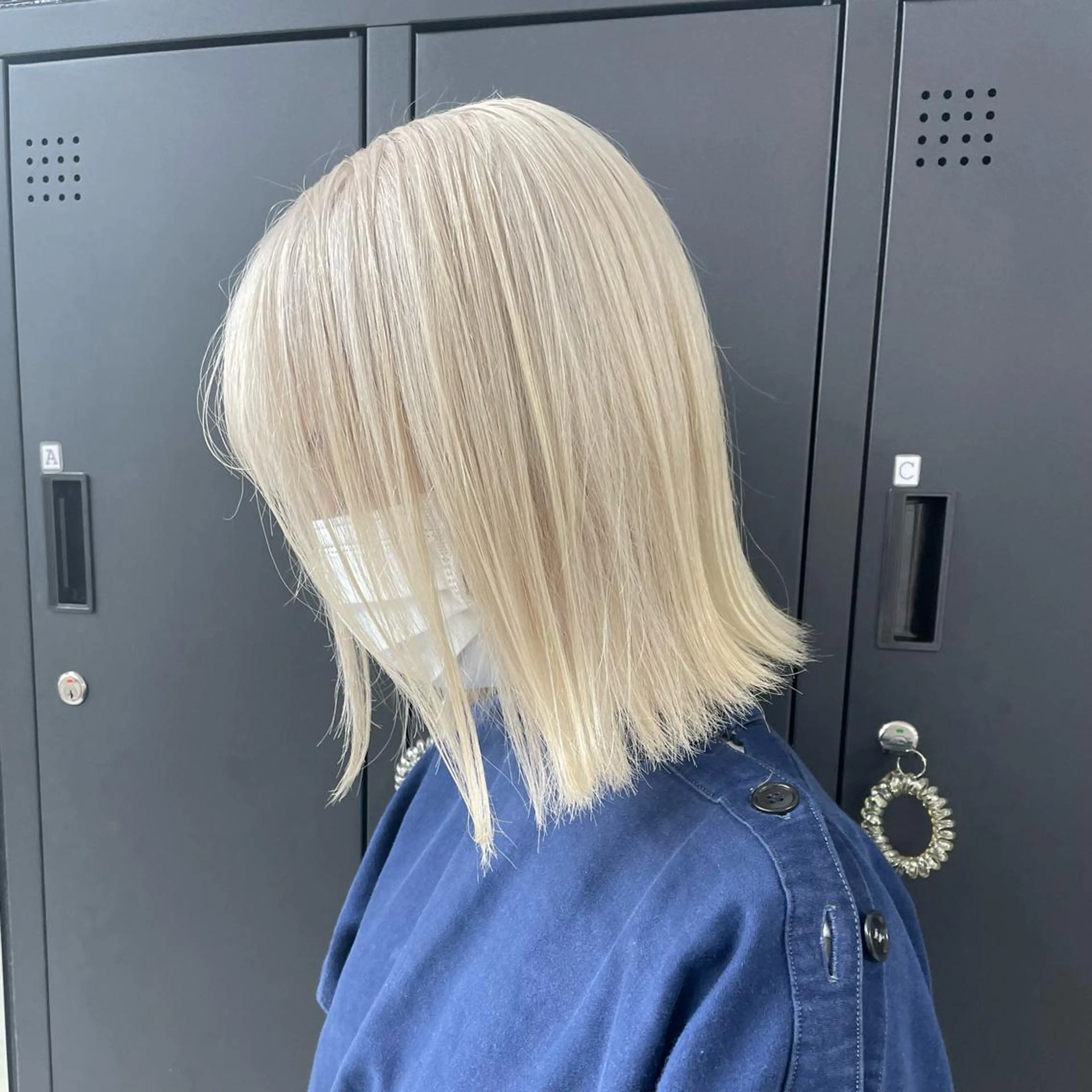 ミディアム ダブルカラー/韓国 ヘア/さわのあかねのヘアスタイル