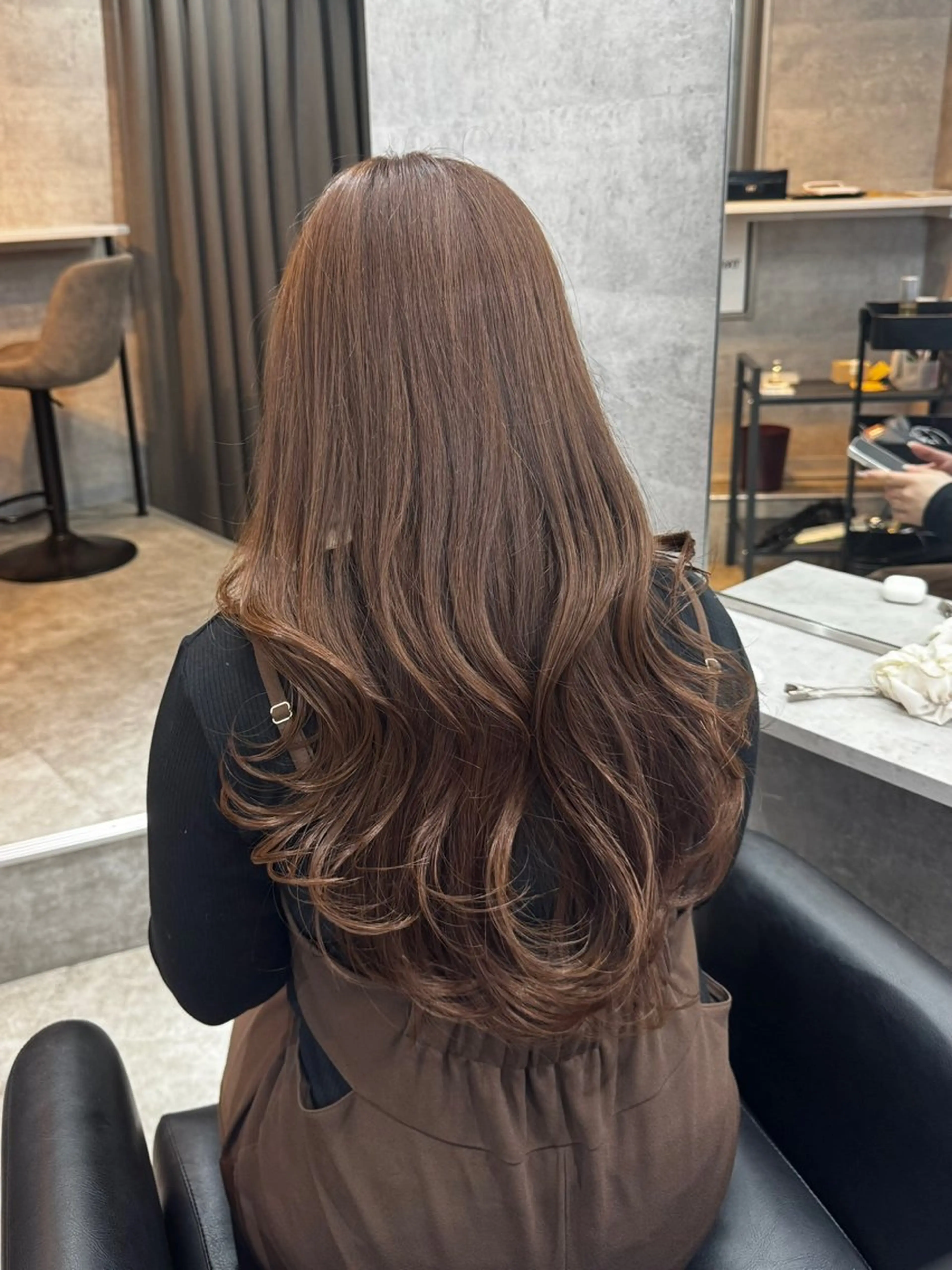 ミディアム カラー カット ヘアカラー 新宿/顔周りカット/ レイヤー/がっきーのヘアスタイル