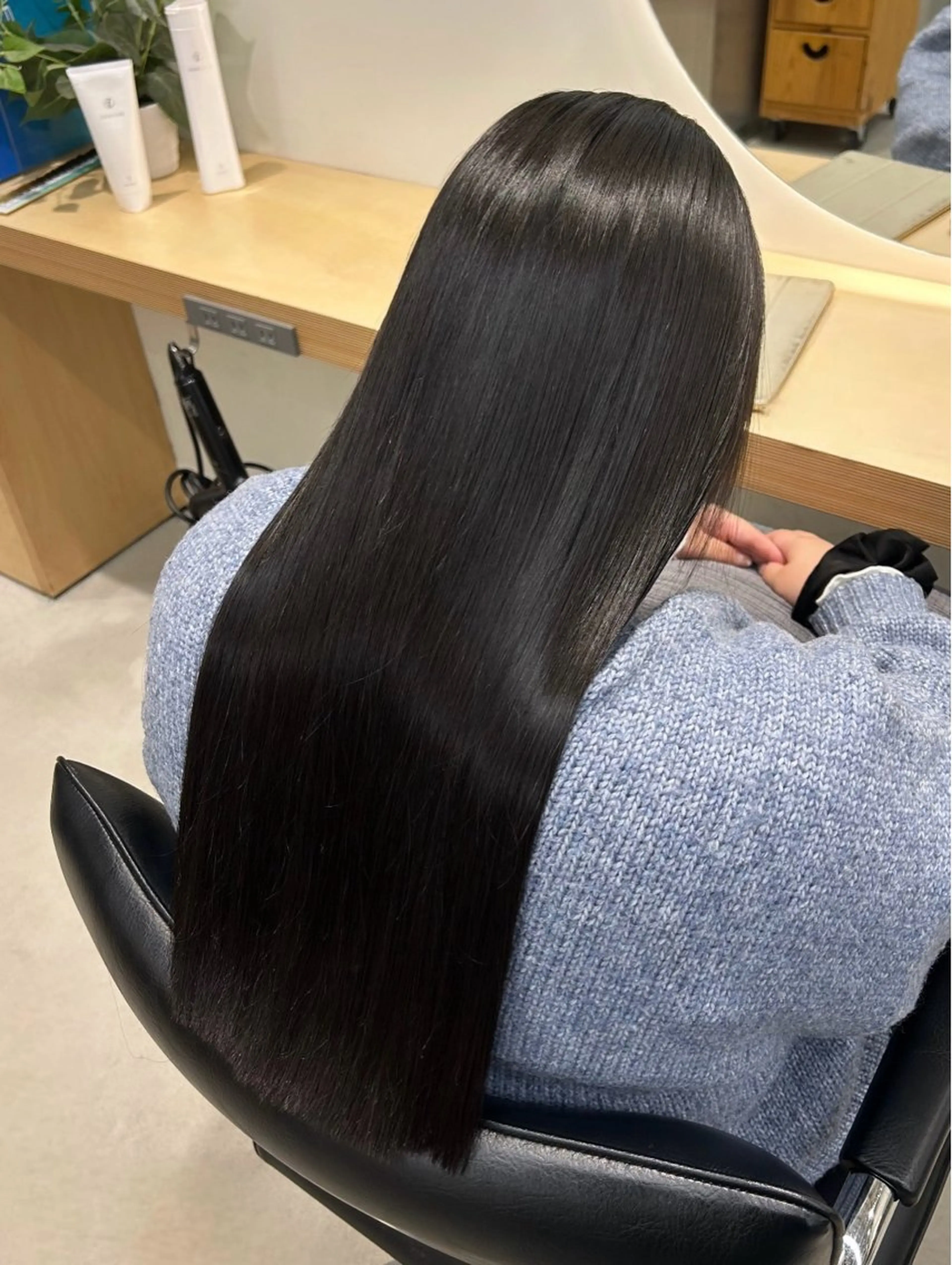 ロング カット 縮毛矯正 トリートメント mari 🦋のヘアスタイル