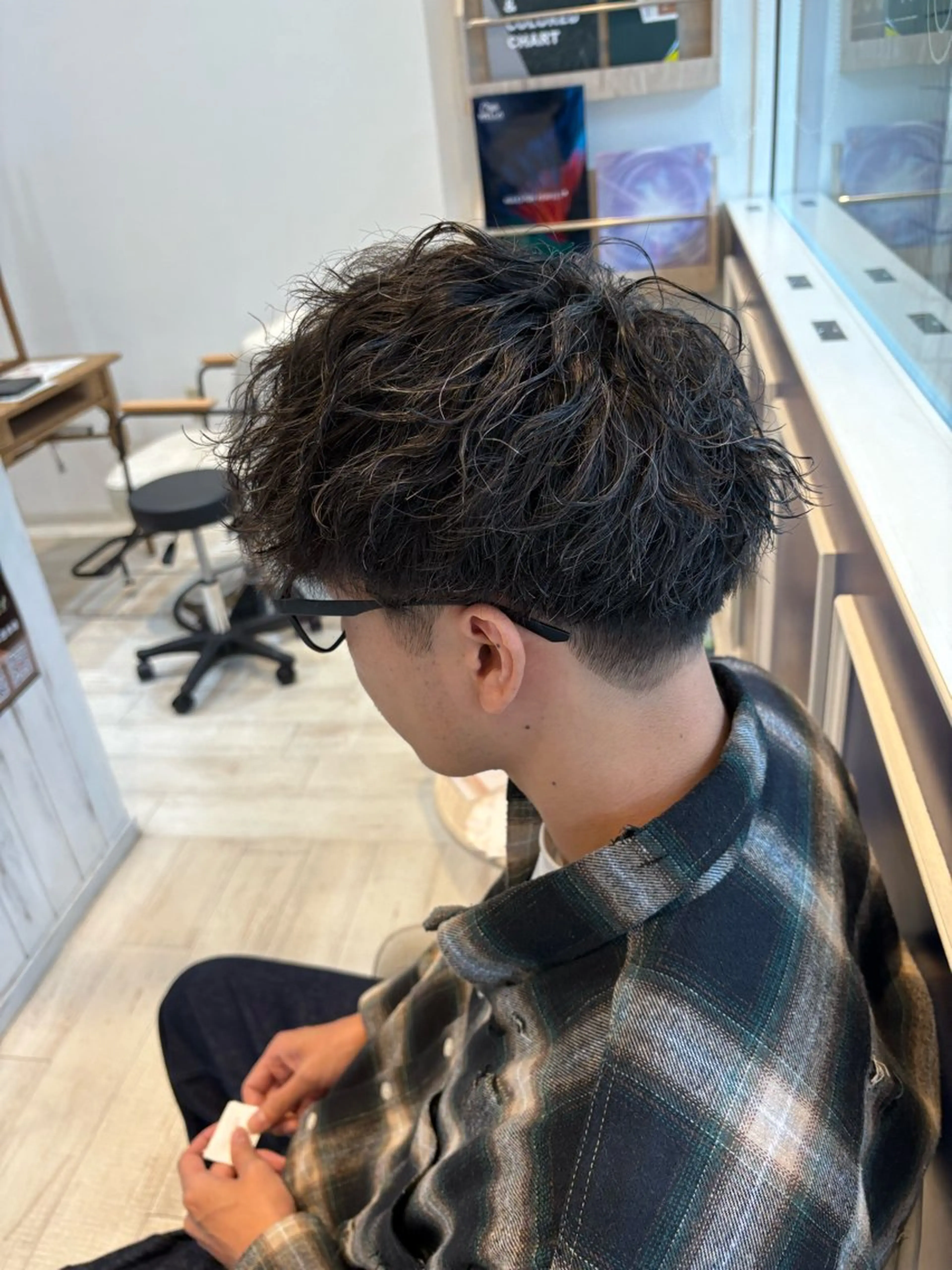 メンズ メンズパーマ カット パーマ 大槻 ハルカのヘアスタイル