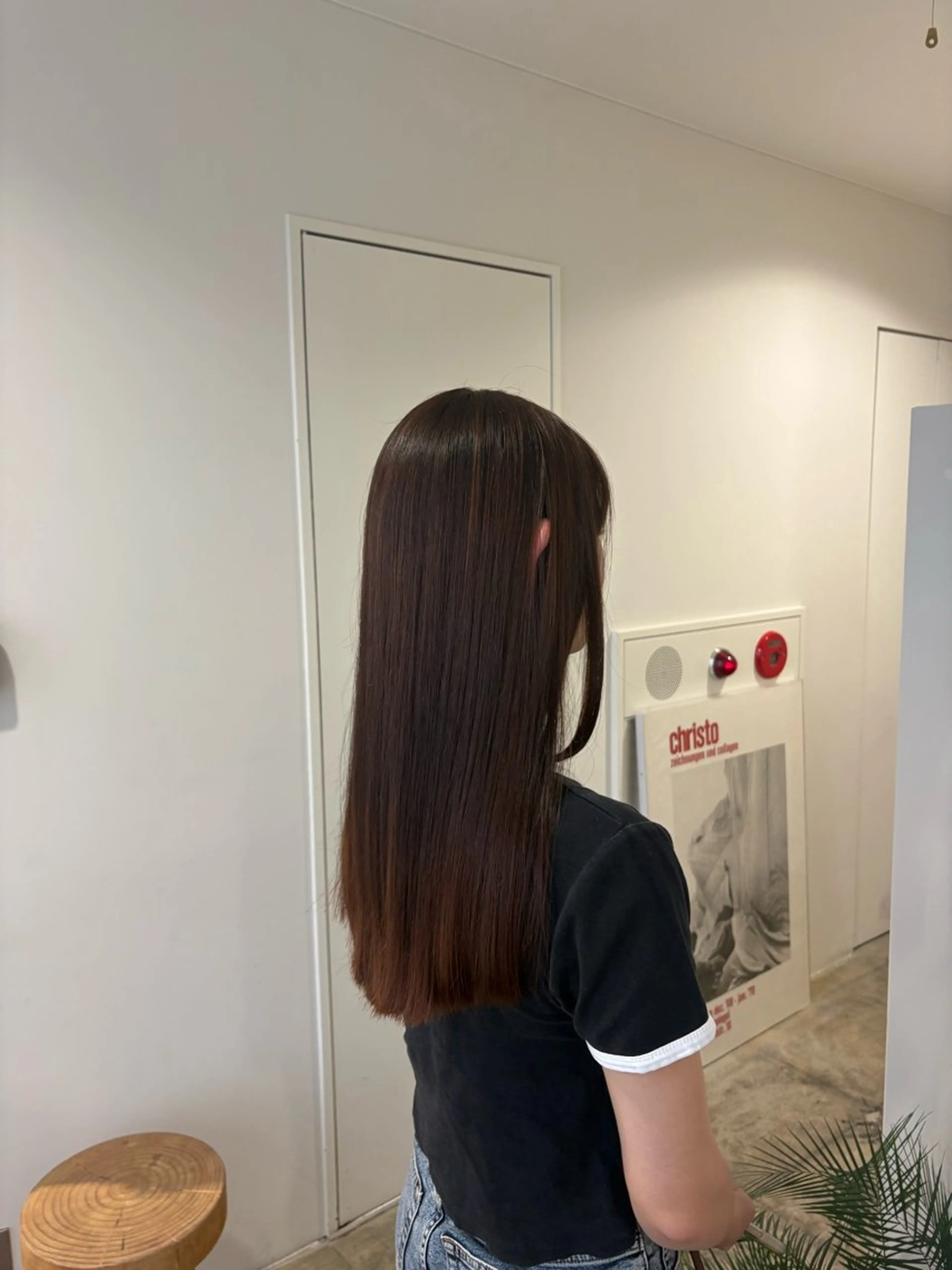 ロング カット ヘアカラー トリートメント 髪質改善/レイヤー/ 大阪/ヨシノヒメカのヘアスタイル